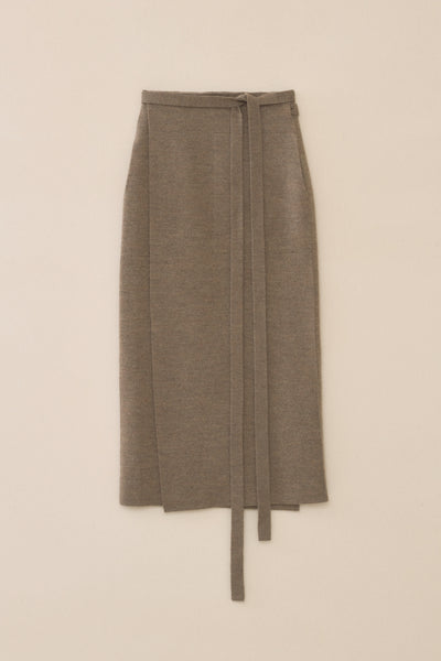 DOUBLE KNIT APRON SKIRT