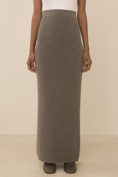 RIB SPLIT SKIRT – Lauren Manoogian