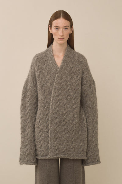 LAUREN MANOOGIAN HANDKNIT CABLE カーディガン AW25C2581Y307_CABLE_CARDIGAN_C