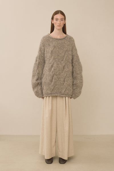 HANDKNIT CABLE ROLLNECK – Lauren Manoogian