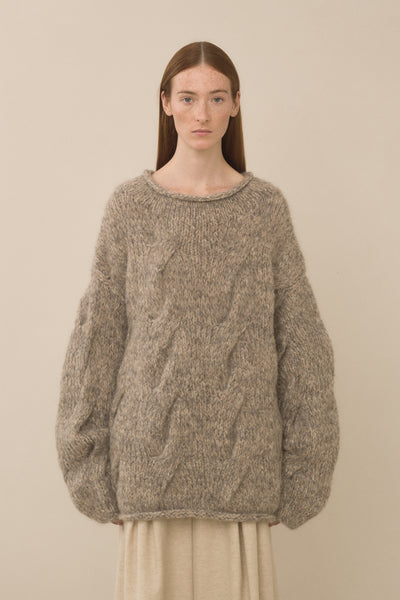 HANDKNIT CABLE ROLLNECK – Lauren Manoogian