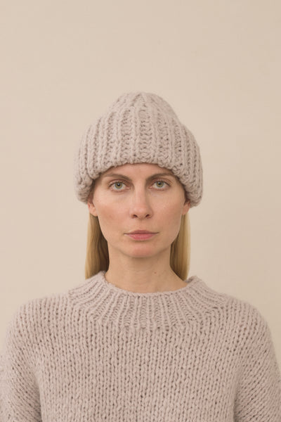 HANDKNIT RIB HAT – Lauren Manoogian
