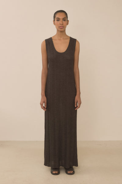 PLISSE TANK DRESS  Lauren Manoogian