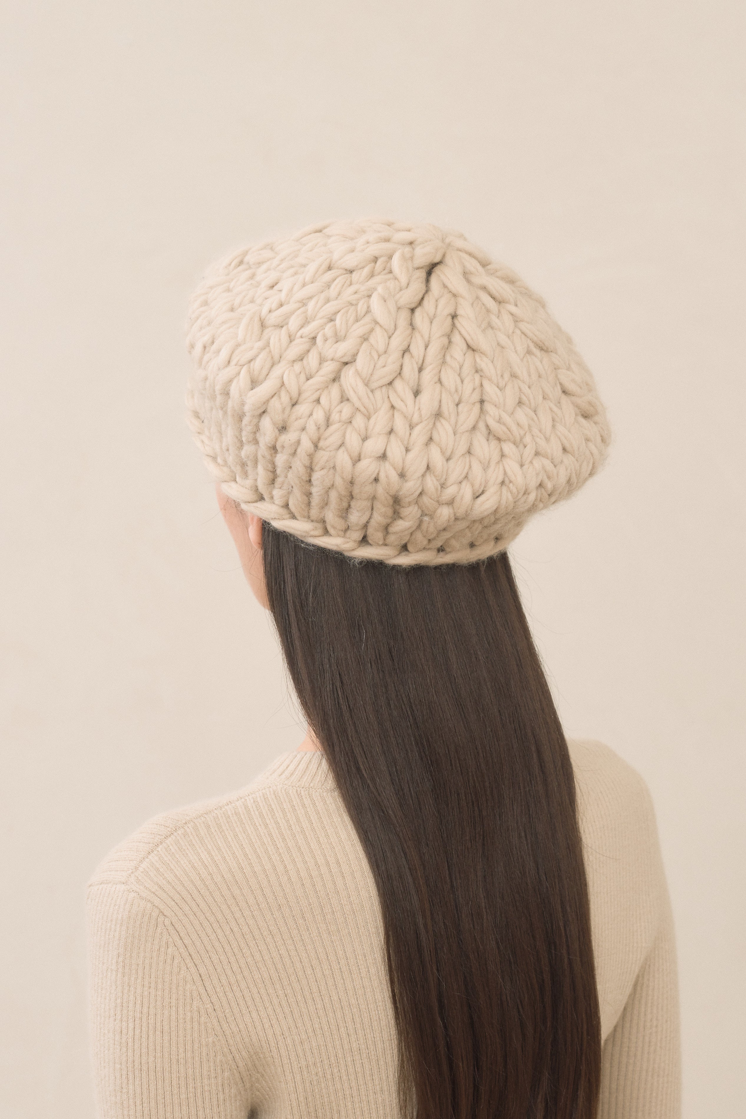 HANDKNIT CHUNKY BERET