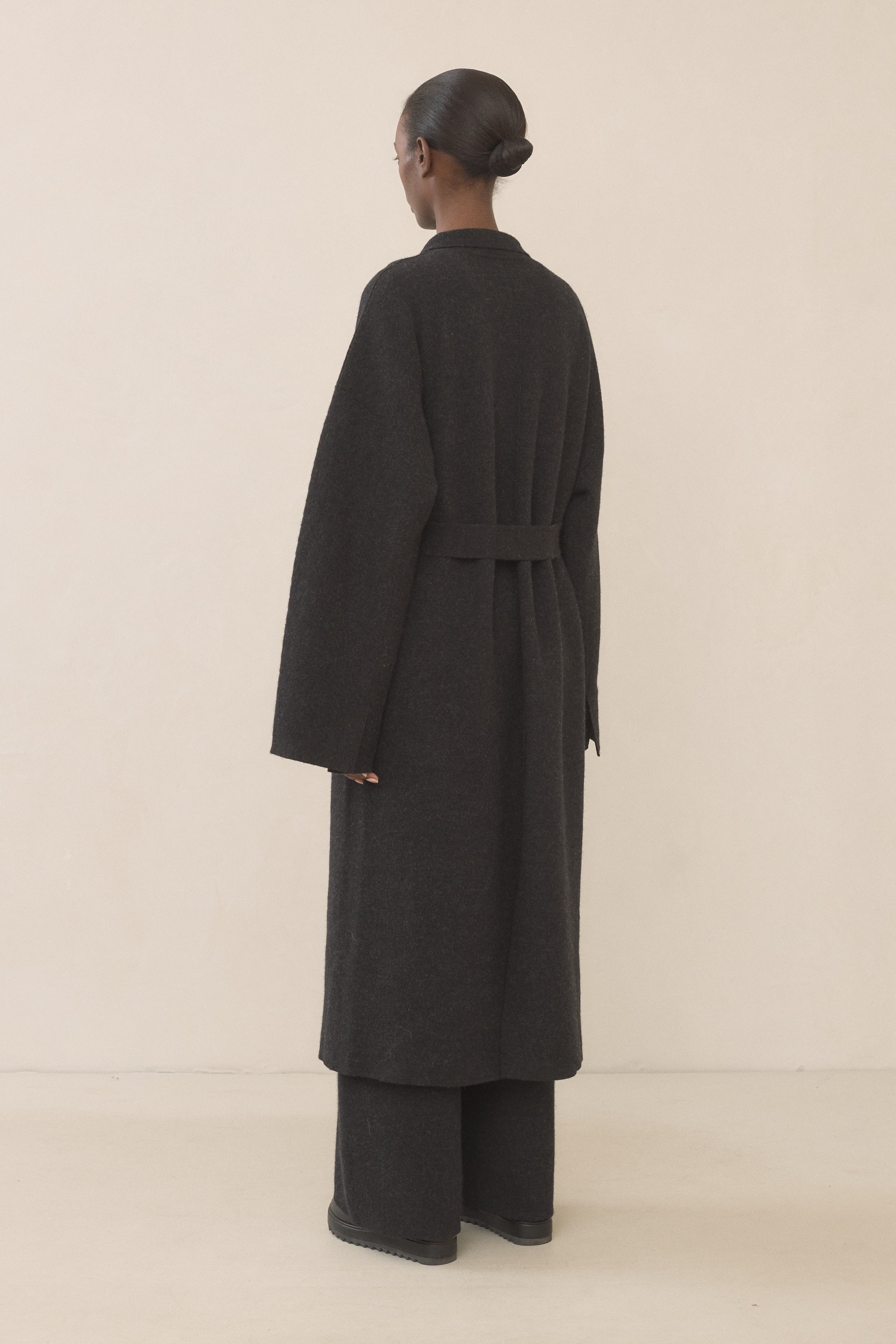DOUBLE KNIT TRENCH