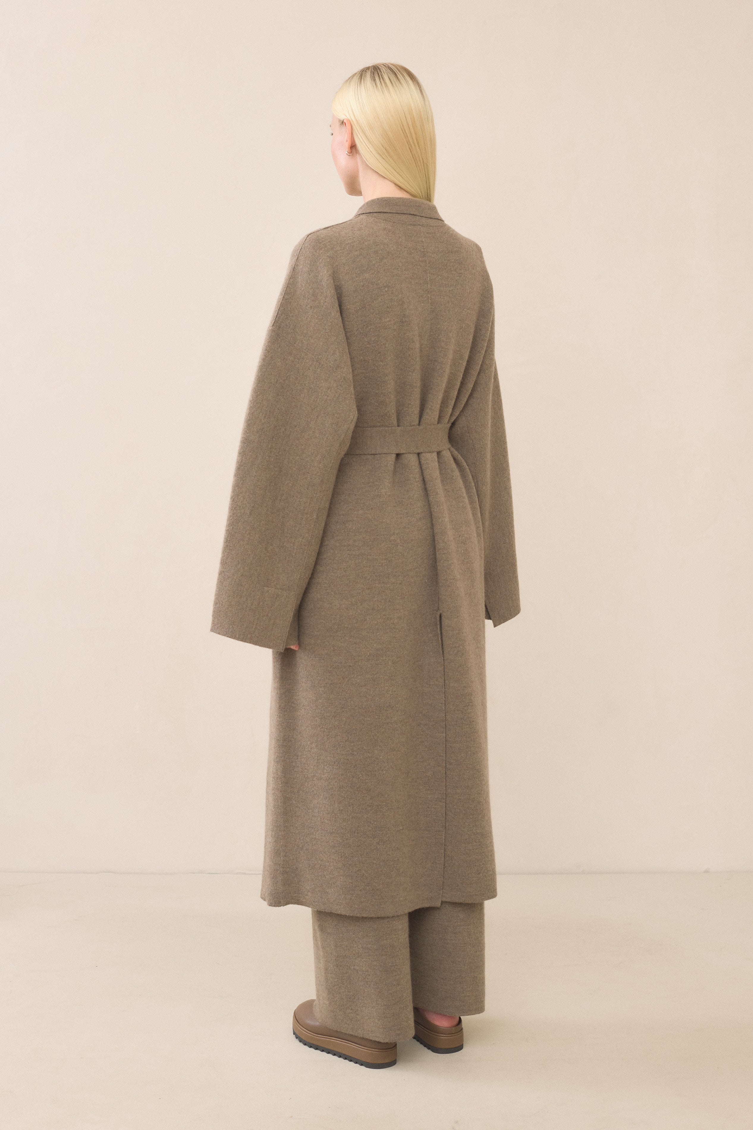 DOUBLE KNIT TRENCH