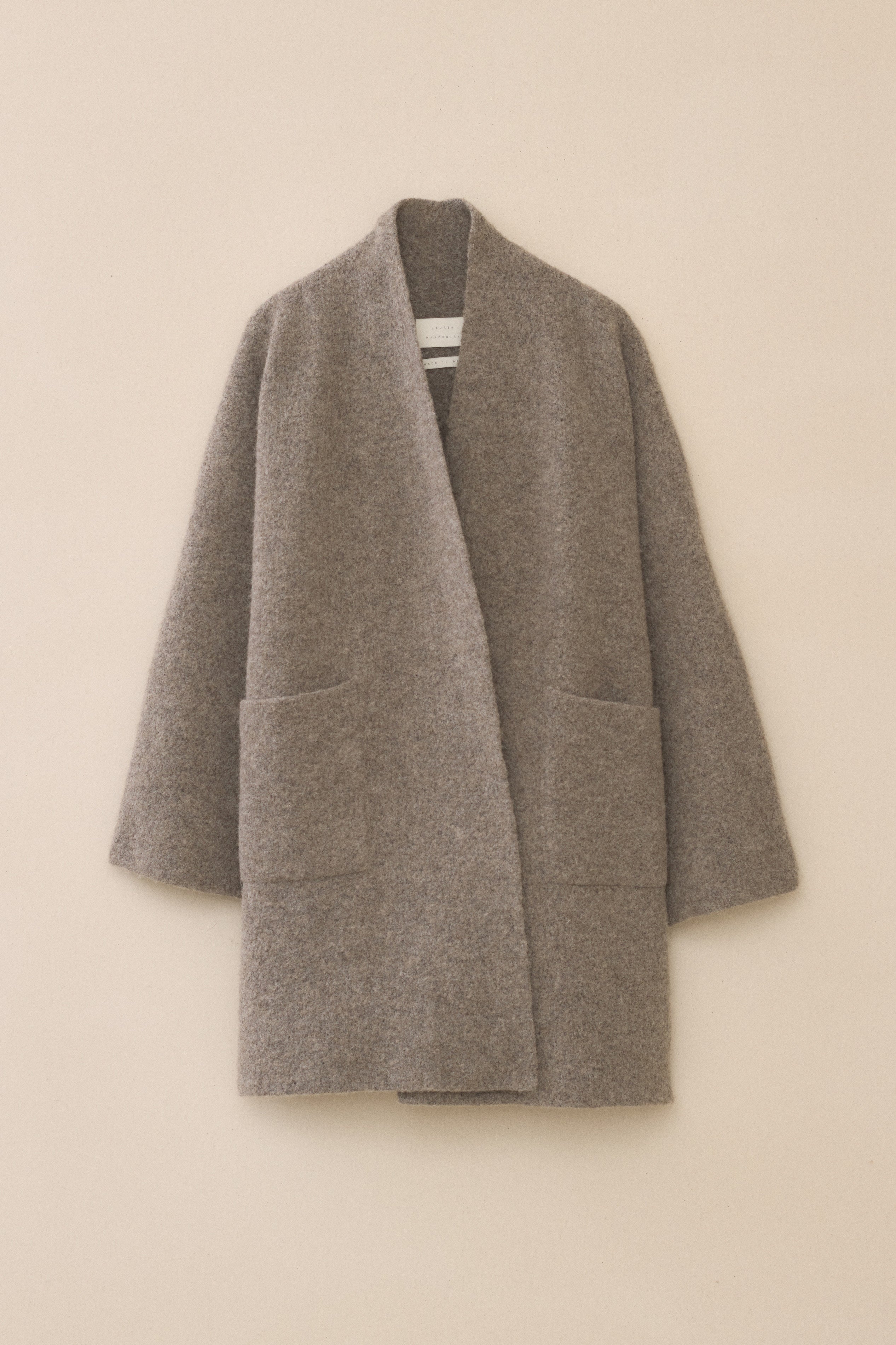 DOUBLE FACE WIDE COAT