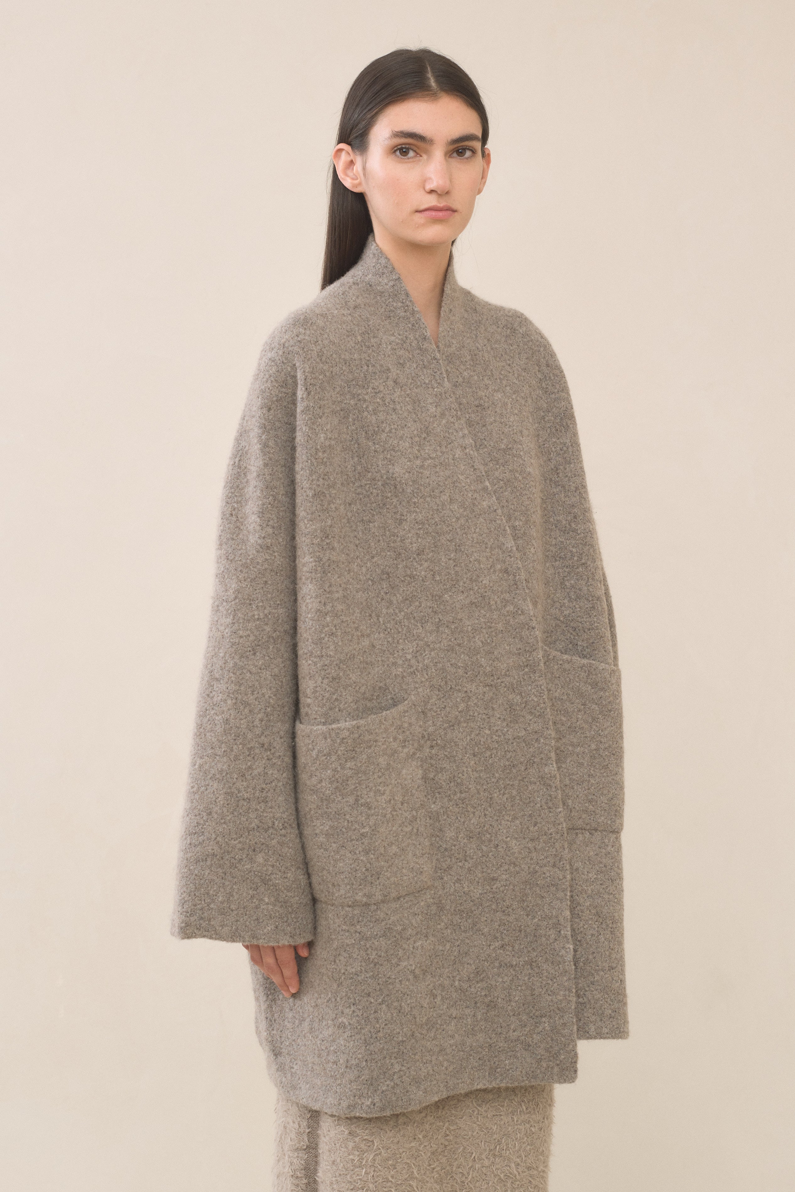 DOUBLE FACE WIDE COAT