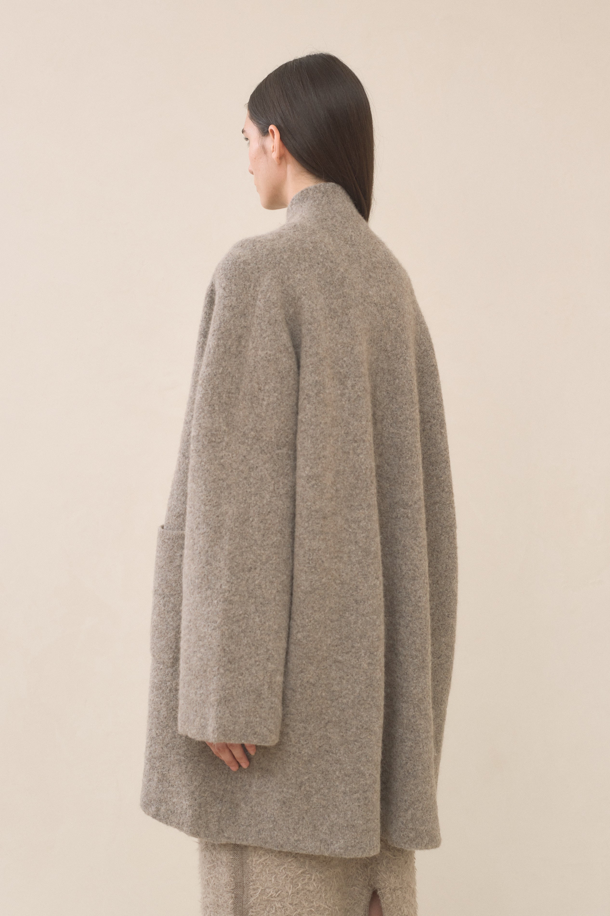 DOUBLE FACE WIDE COAT