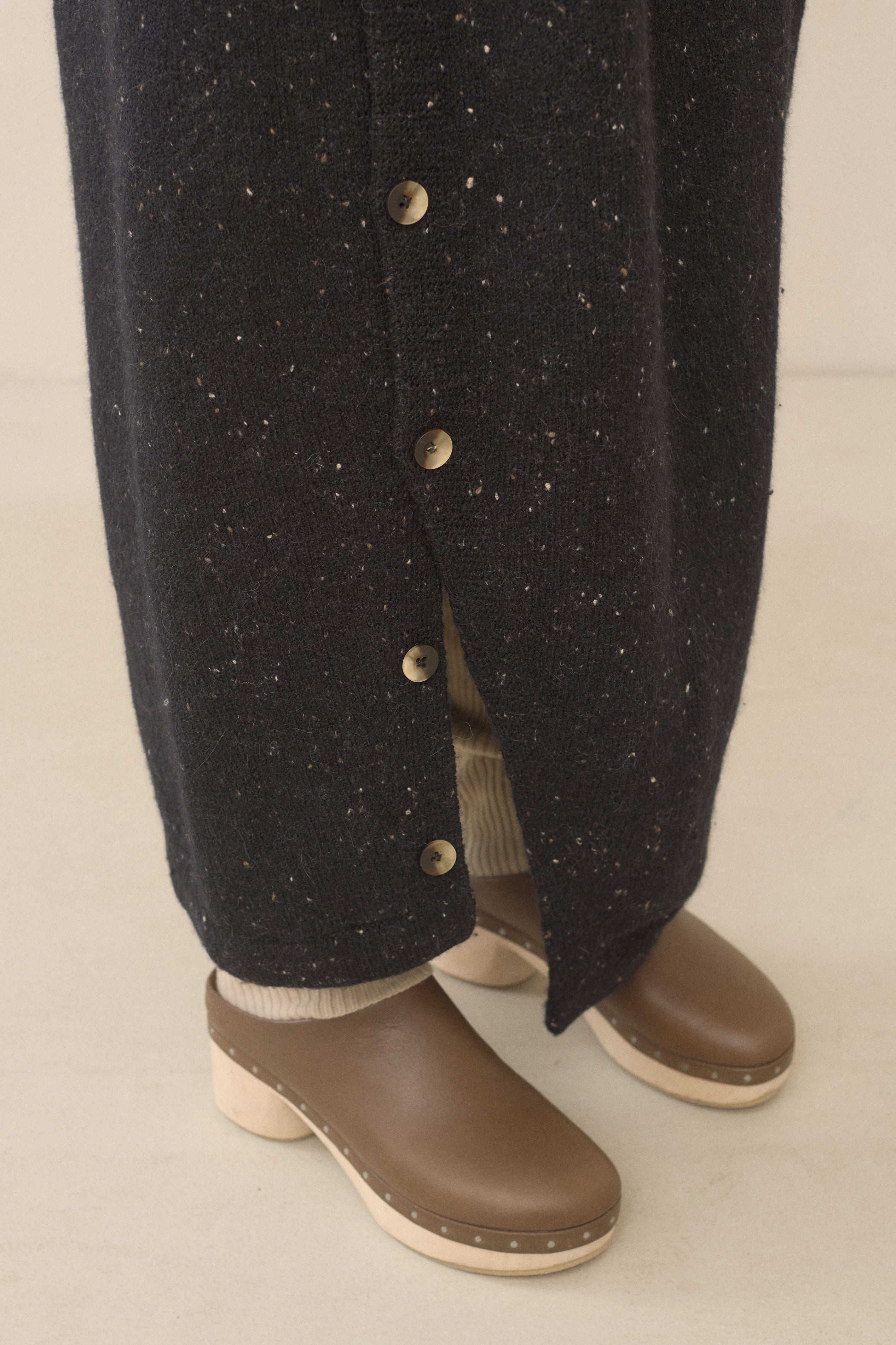 BUTTON DRESS