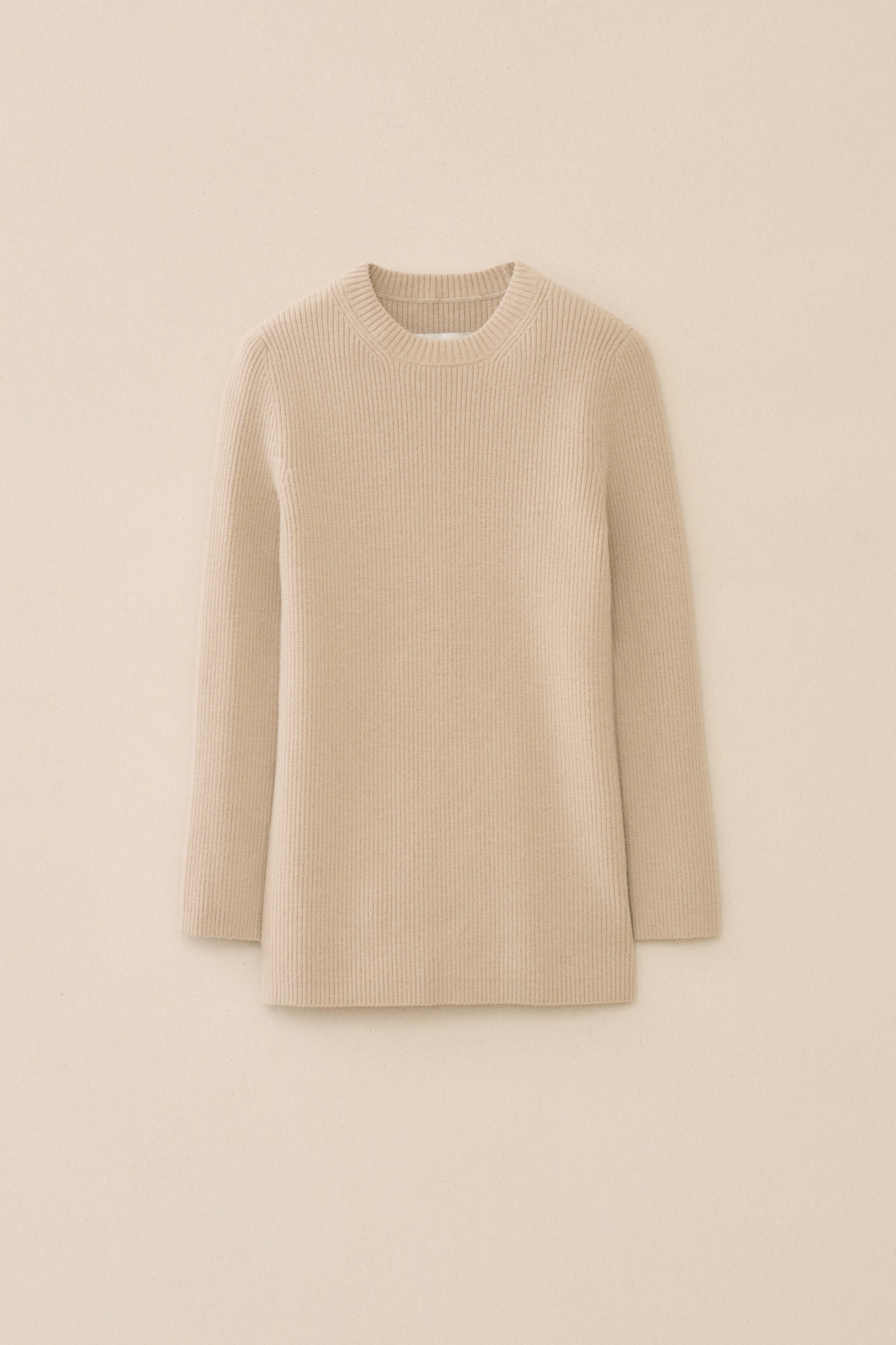 RIB 3/4 CREWNECK