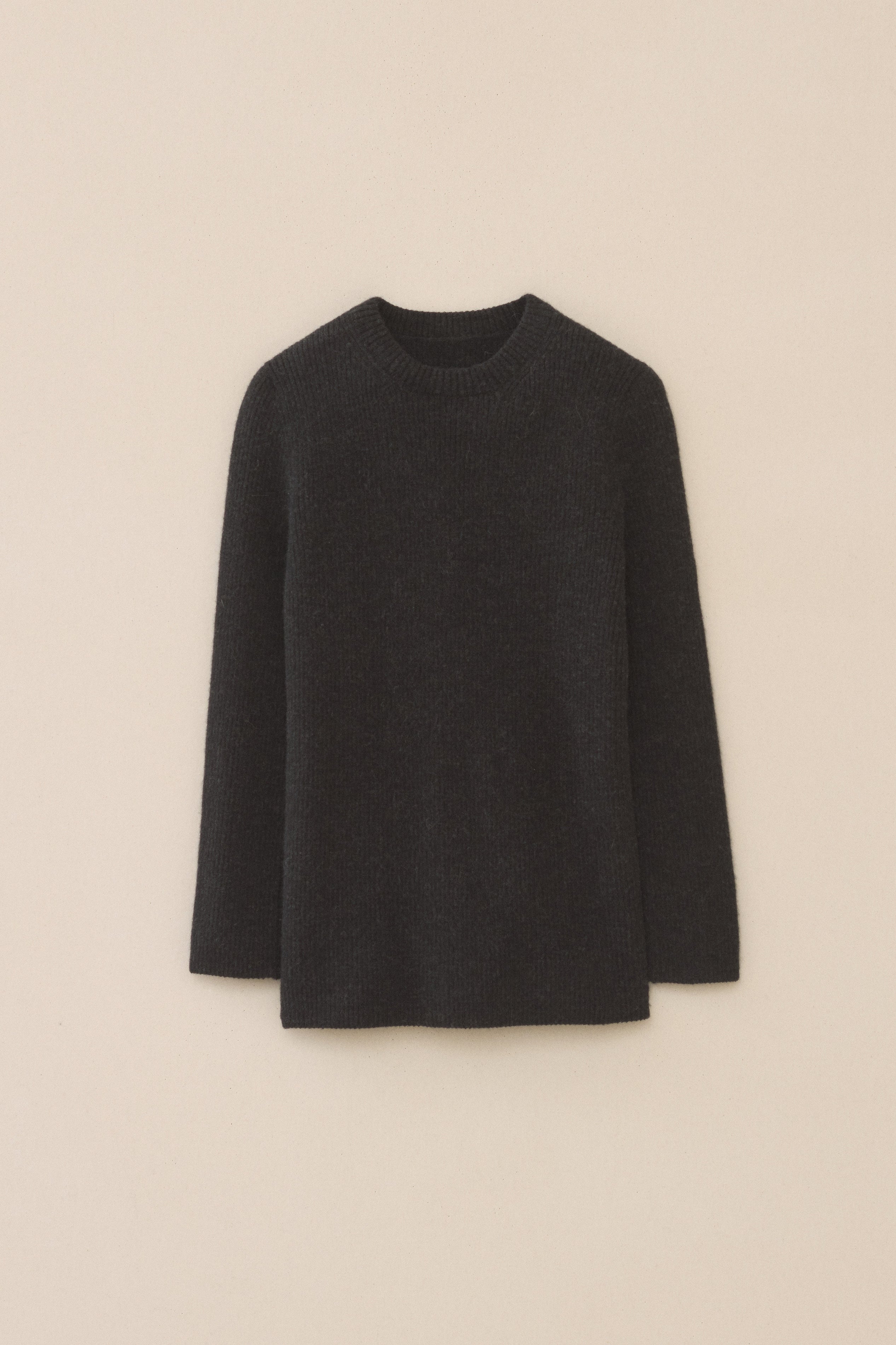 Torrid Black Crewneck 3/4 Sleeve Ribbed Sweater - Depop