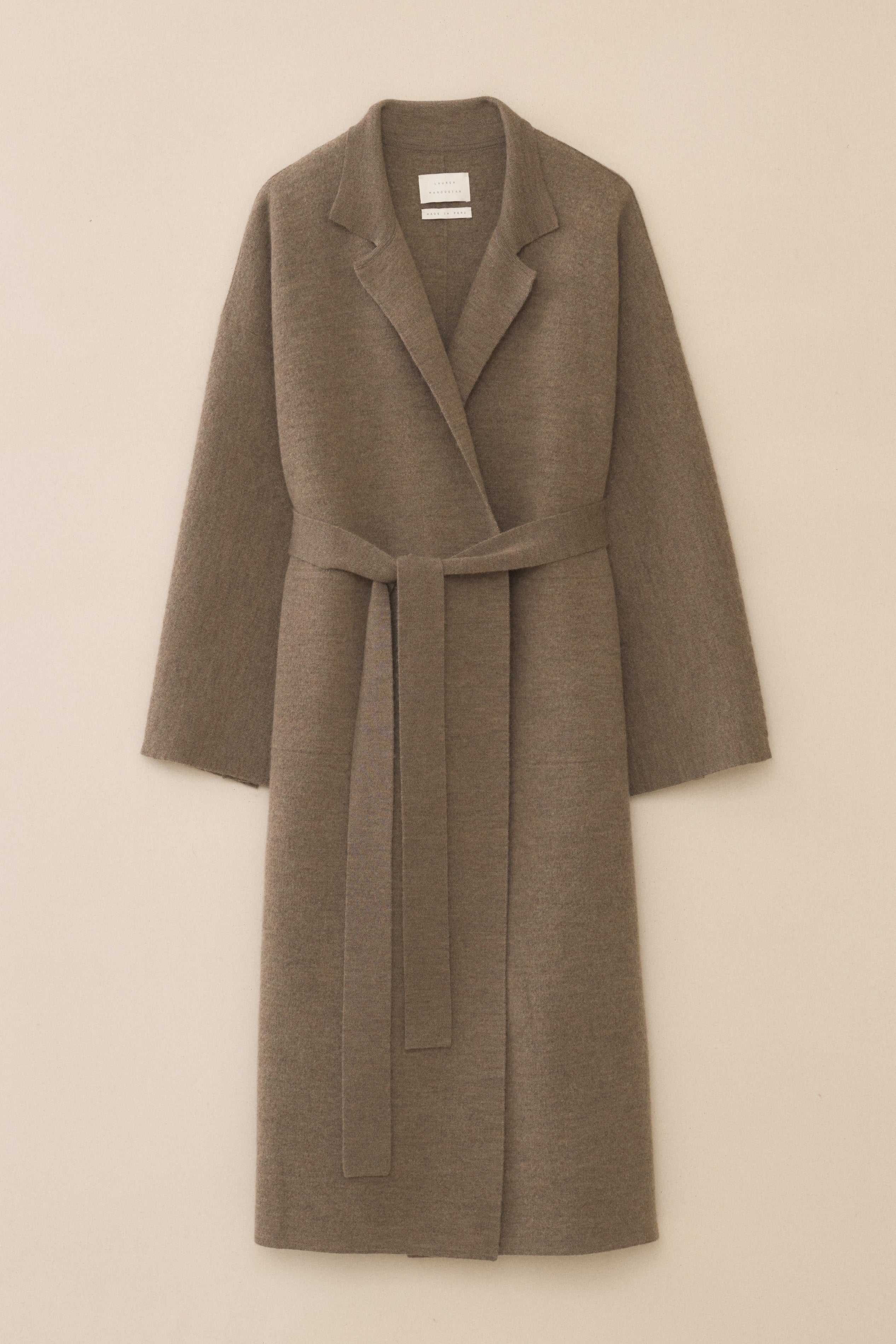 DOUBLE KNIT TRENCH