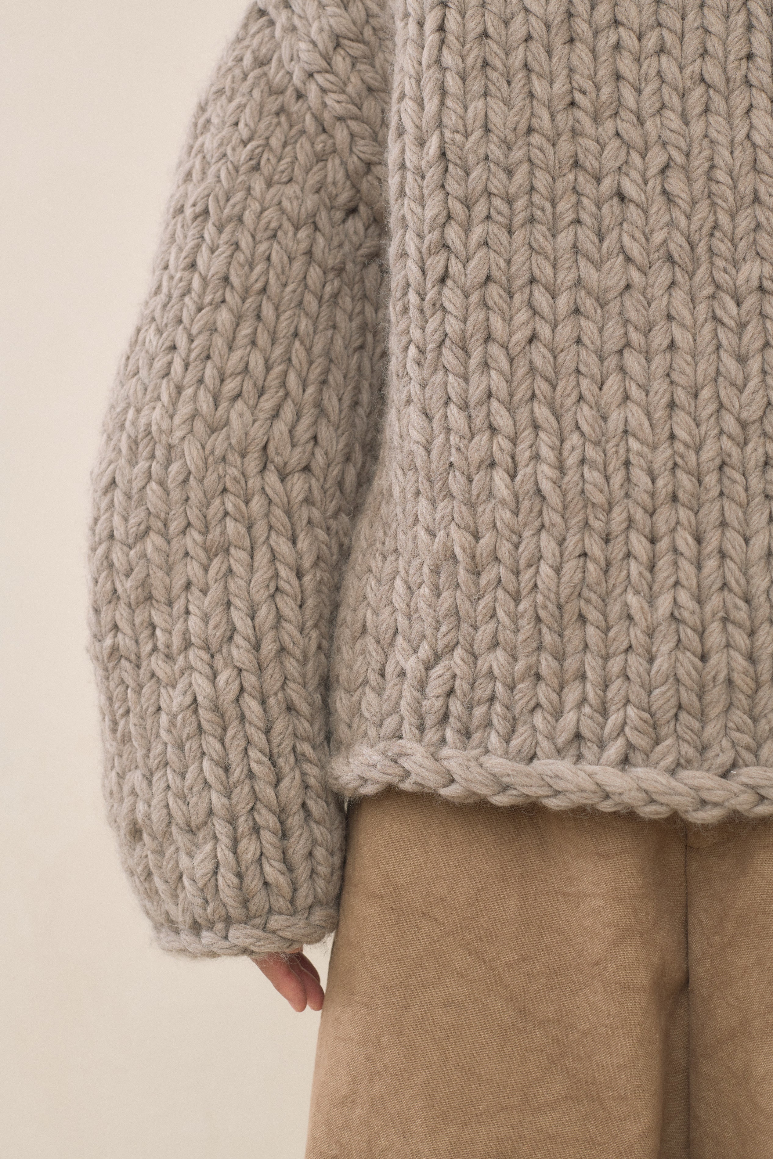 HANDKNIT CHUNKY PULLOVER