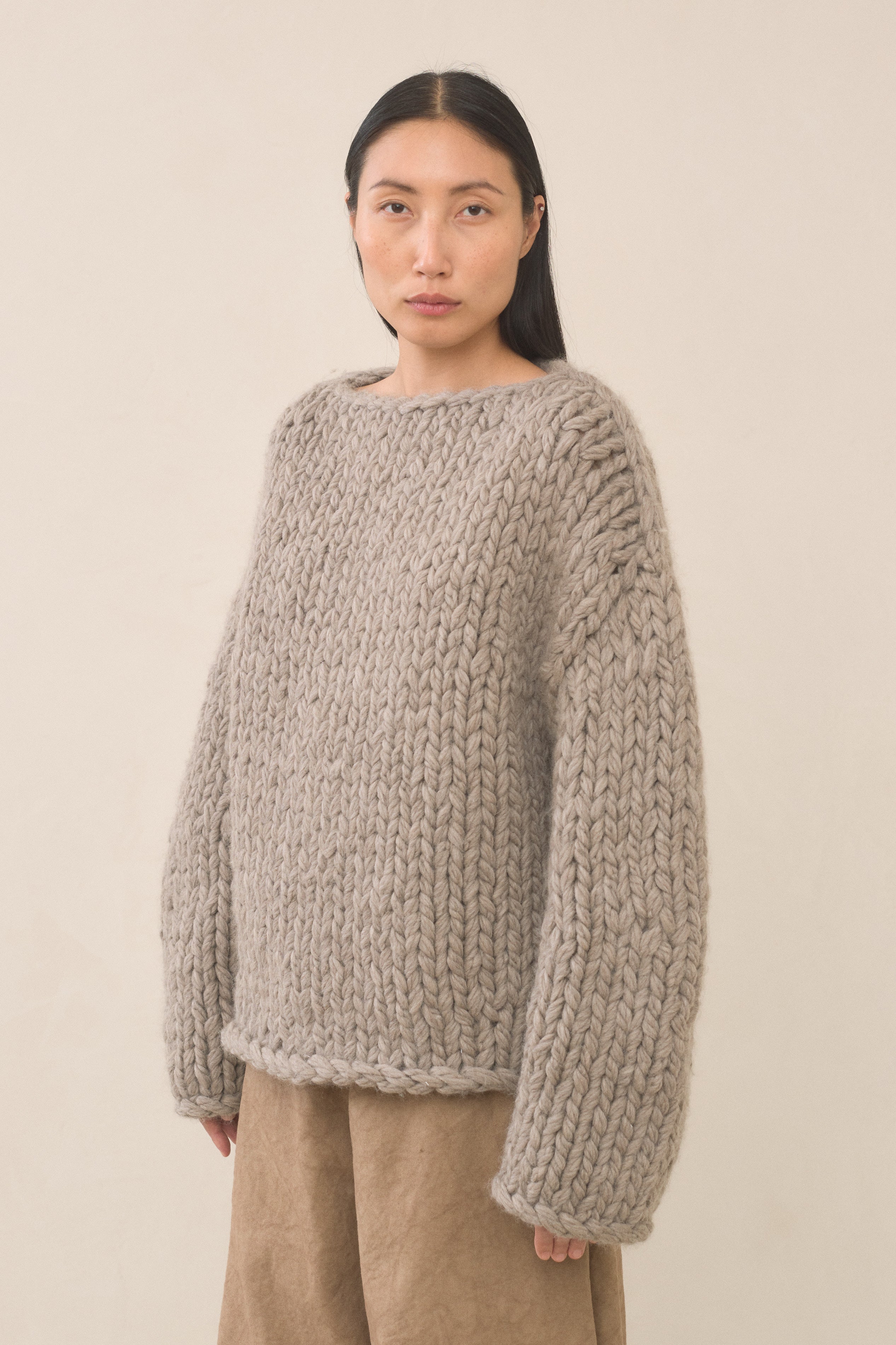 HANDKNIT CHUNKY PULLOVER