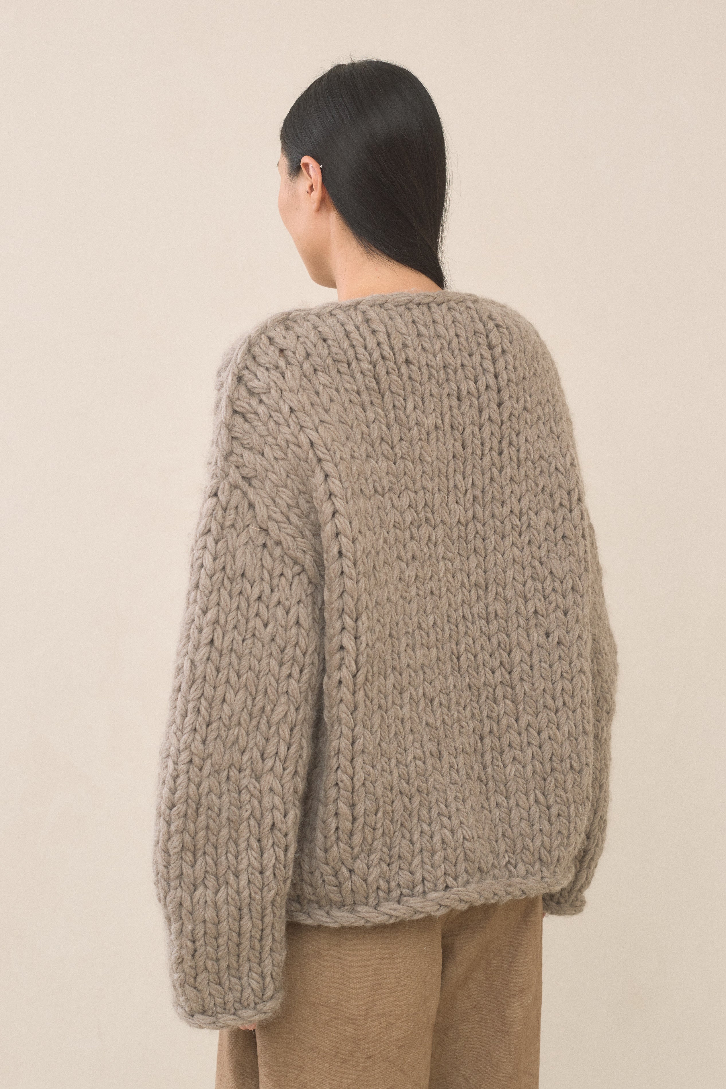 HANDKNIT CHUNKY PULLOVER