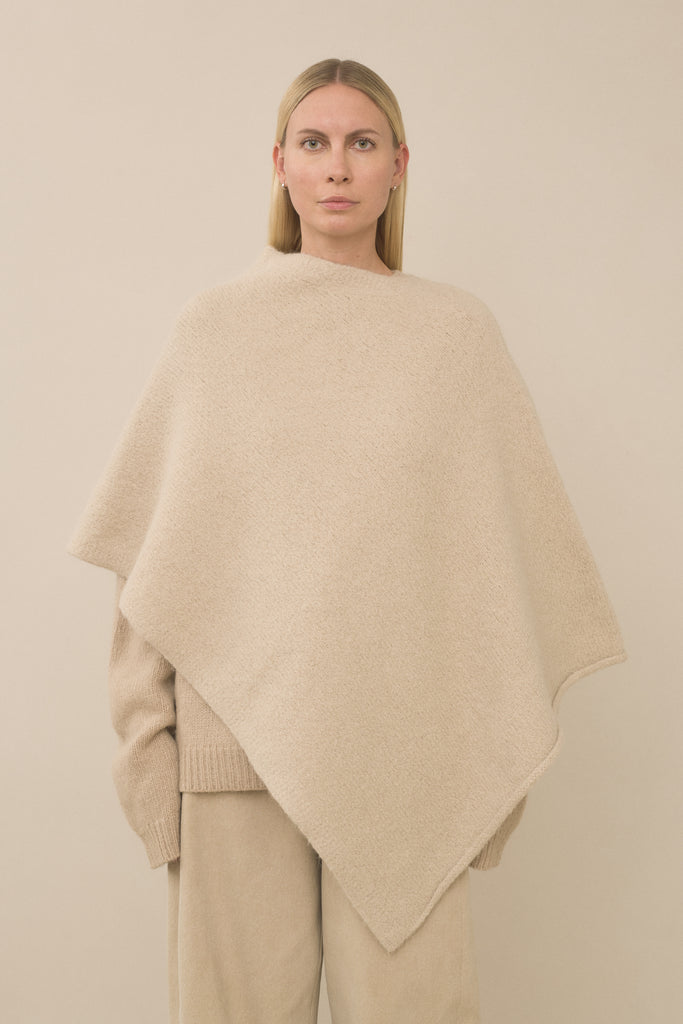 LAUREN MANOOGIAN ニット Lauren Manoogian Handknit Wabi Cardigan, Natural – Glasswing