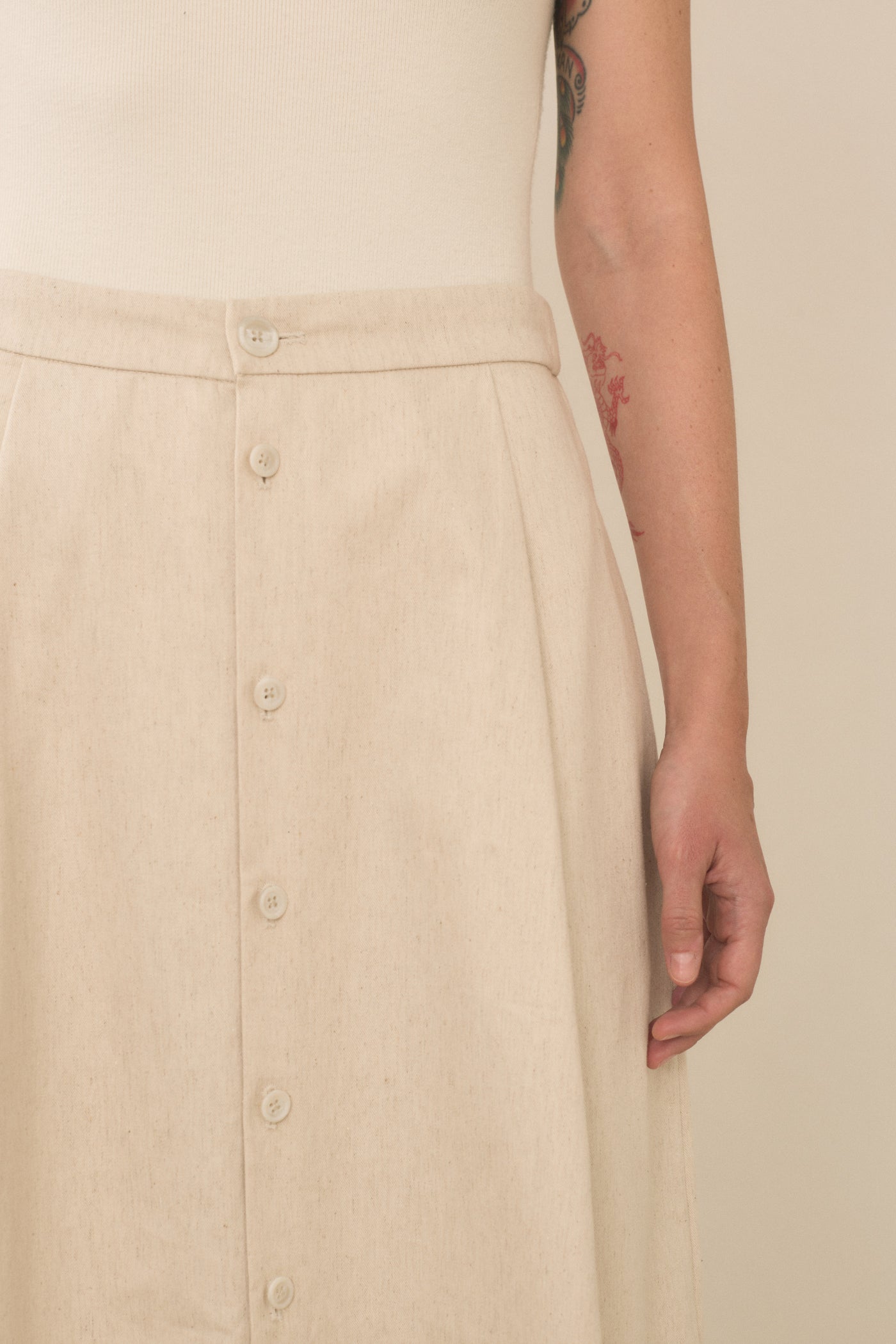 PLACKET SKIRT