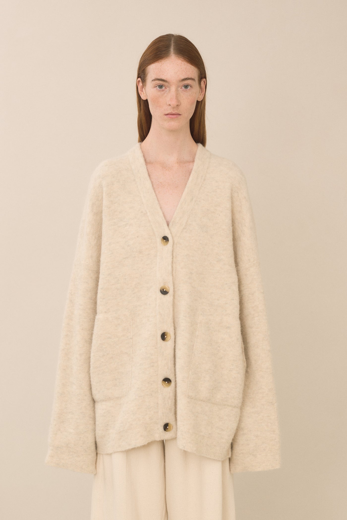 Lauren manoogian rib boucle cardigan hotsell