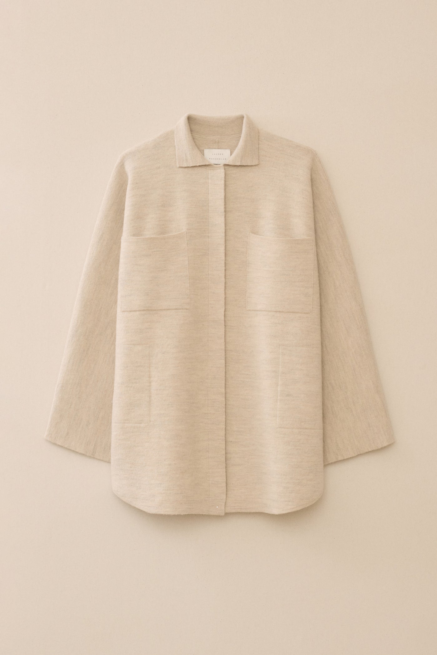 DOUBLE KNIT BIG SHIRT