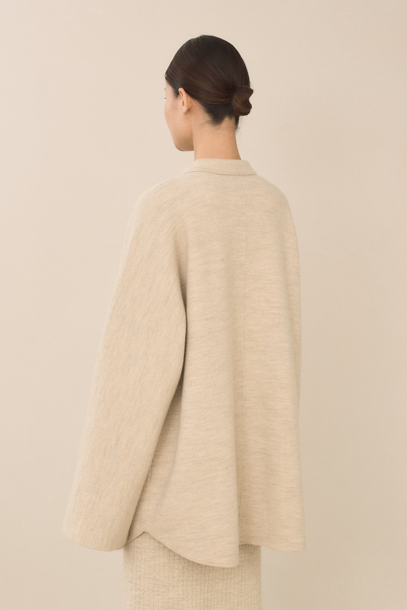 DOUBLE KNIT BIG SHIRT