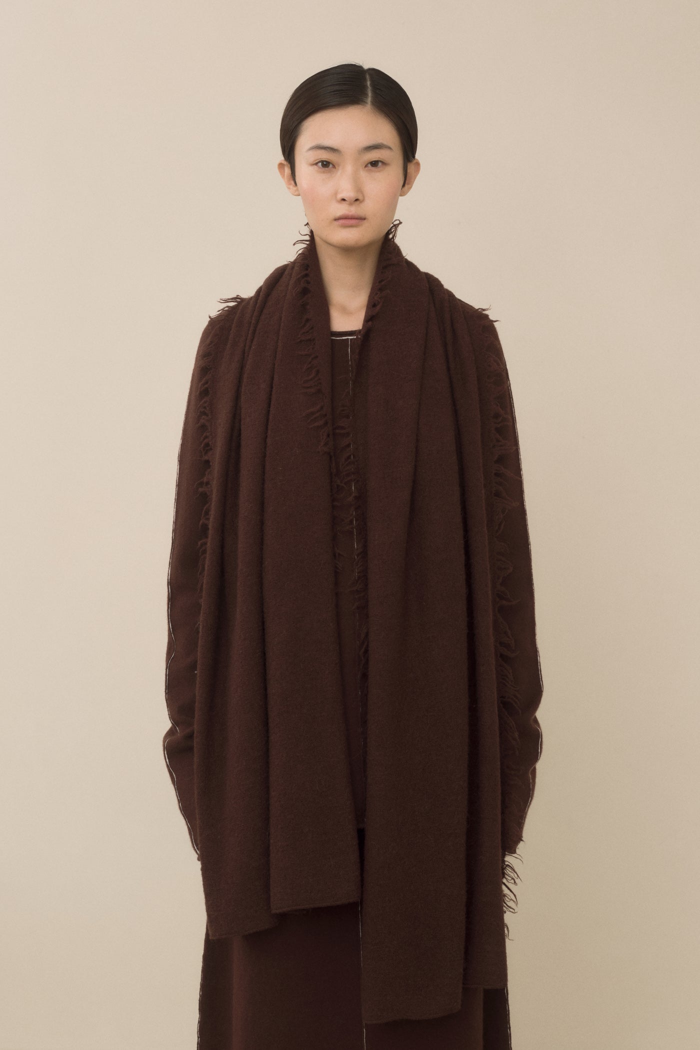 FELT FRINGE SCARF