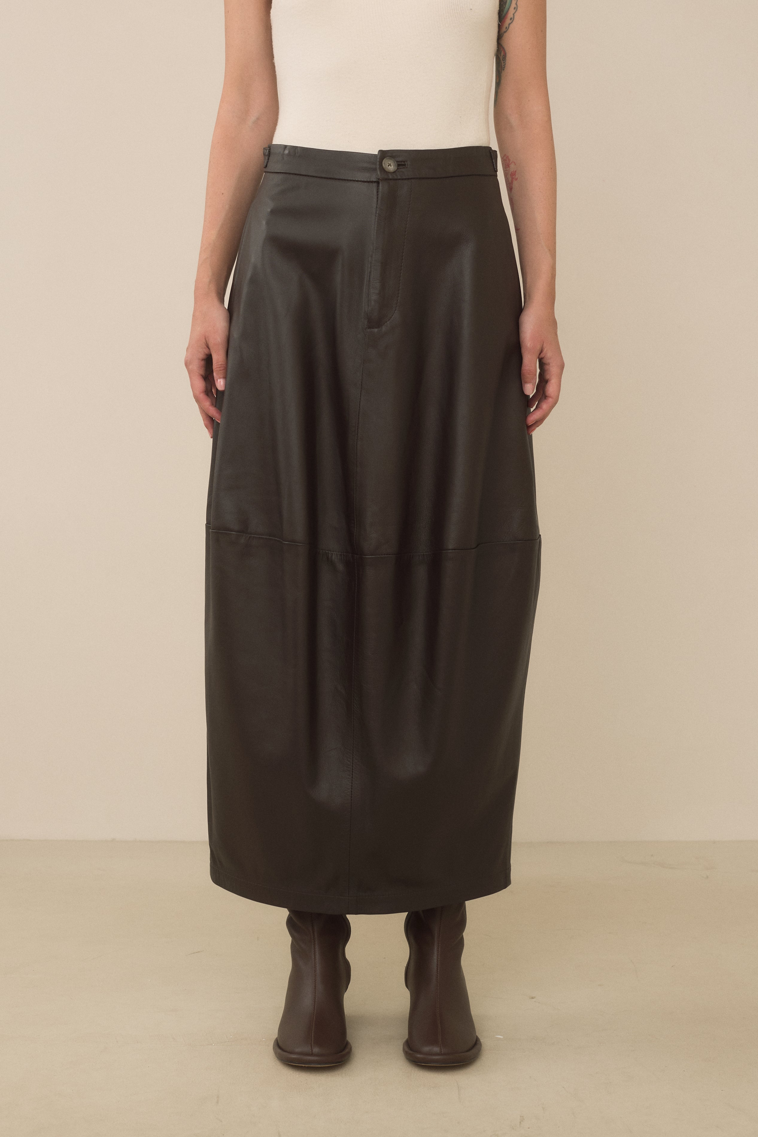 LEATHER SKIRT