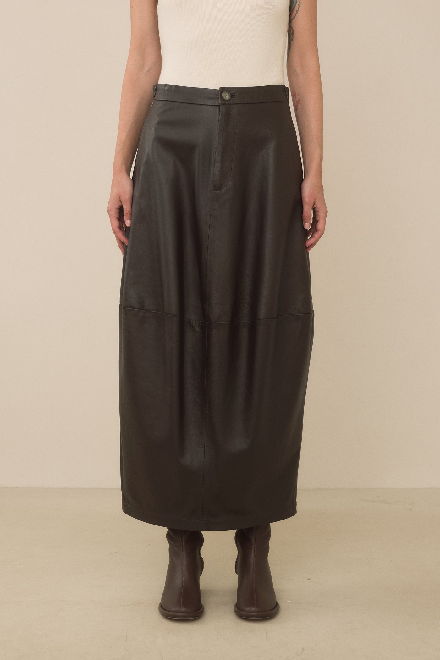 LEATHER SKIRT
