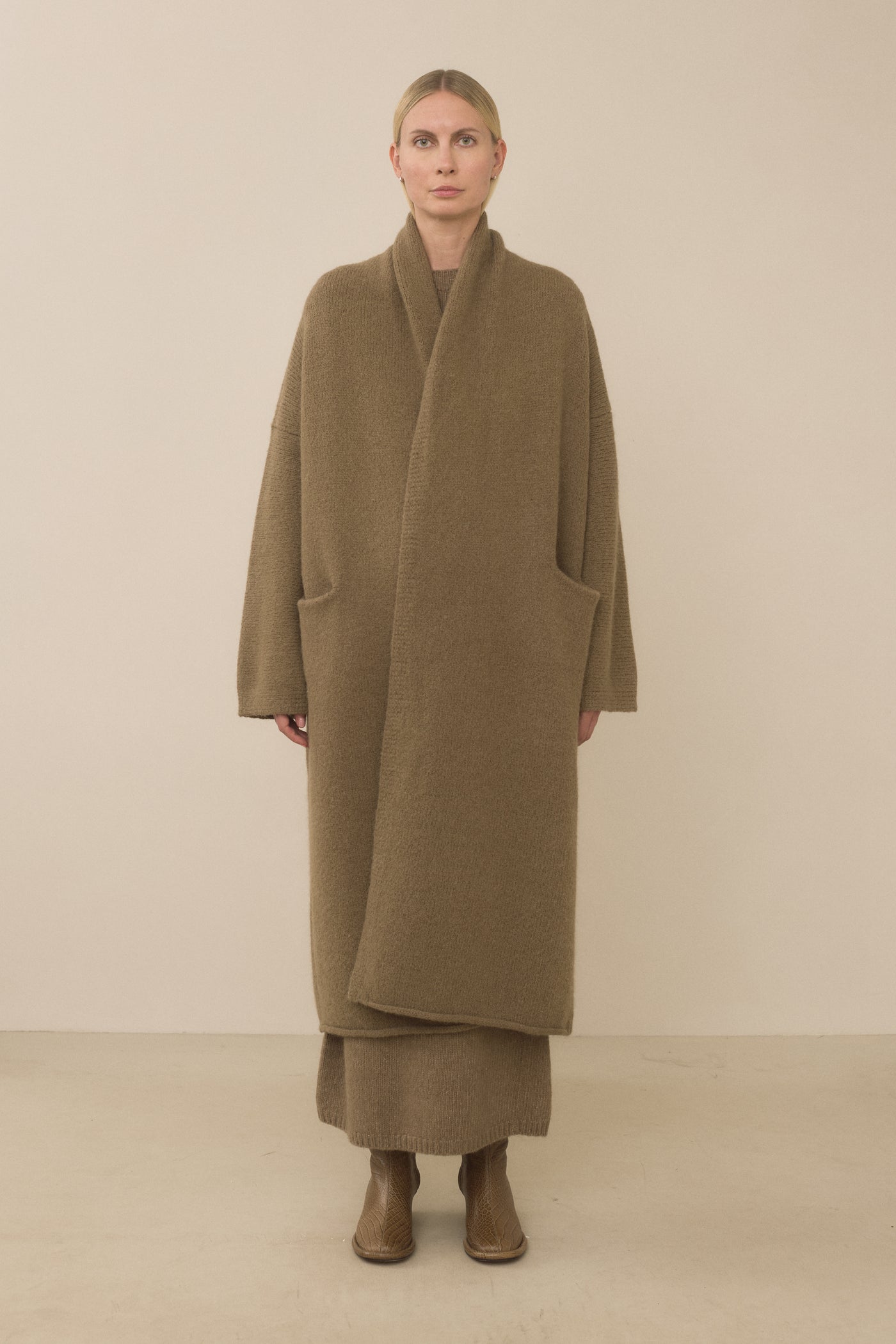 LONG SHAWL CARDIGAN
