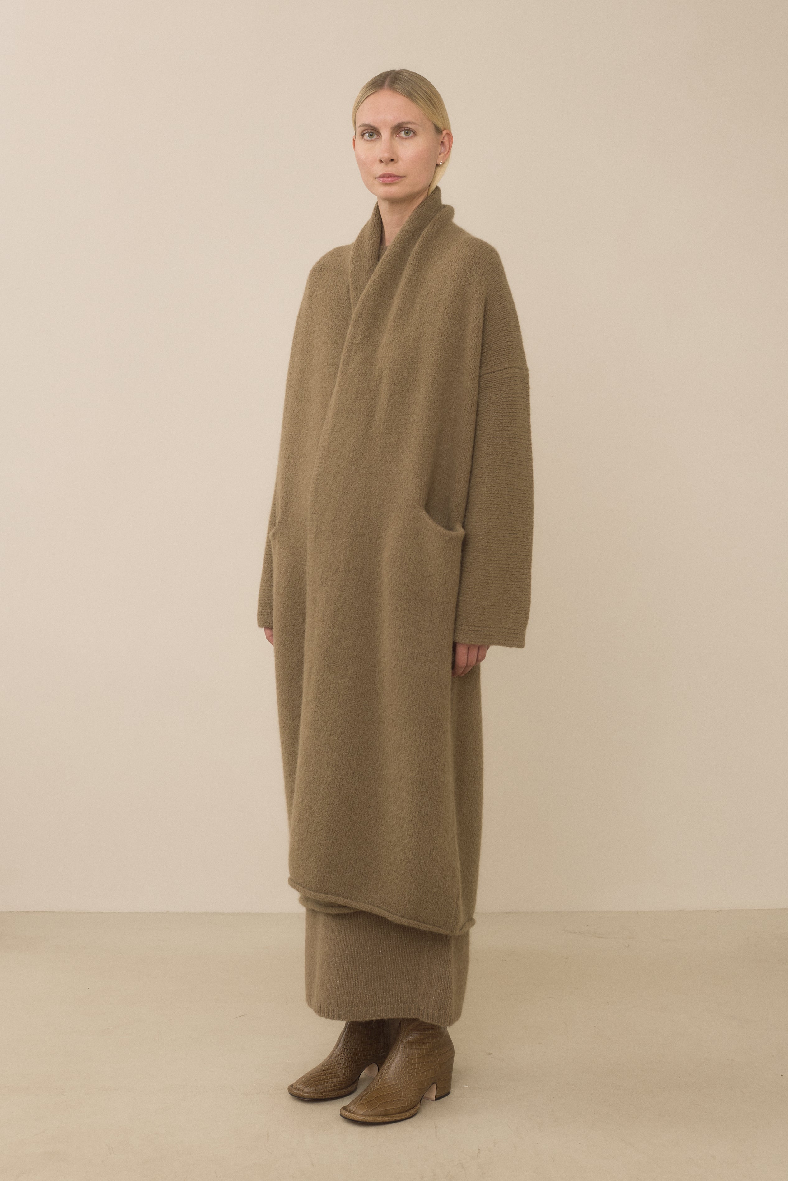 LONG SHAWL CARDIGAN – Lauren Manoogian