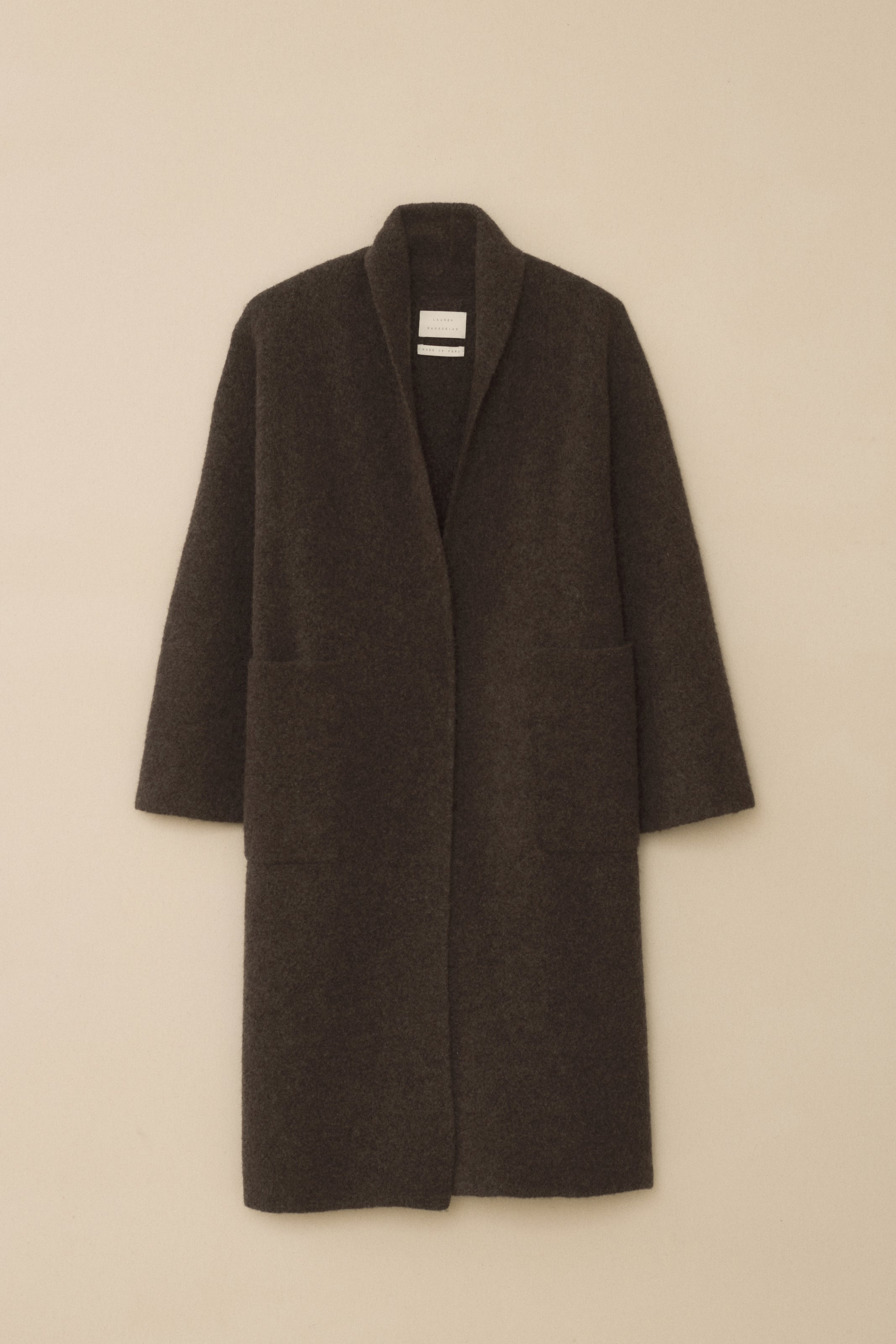 DOUBLE FACE LONG COAT – Lauren Manoogian