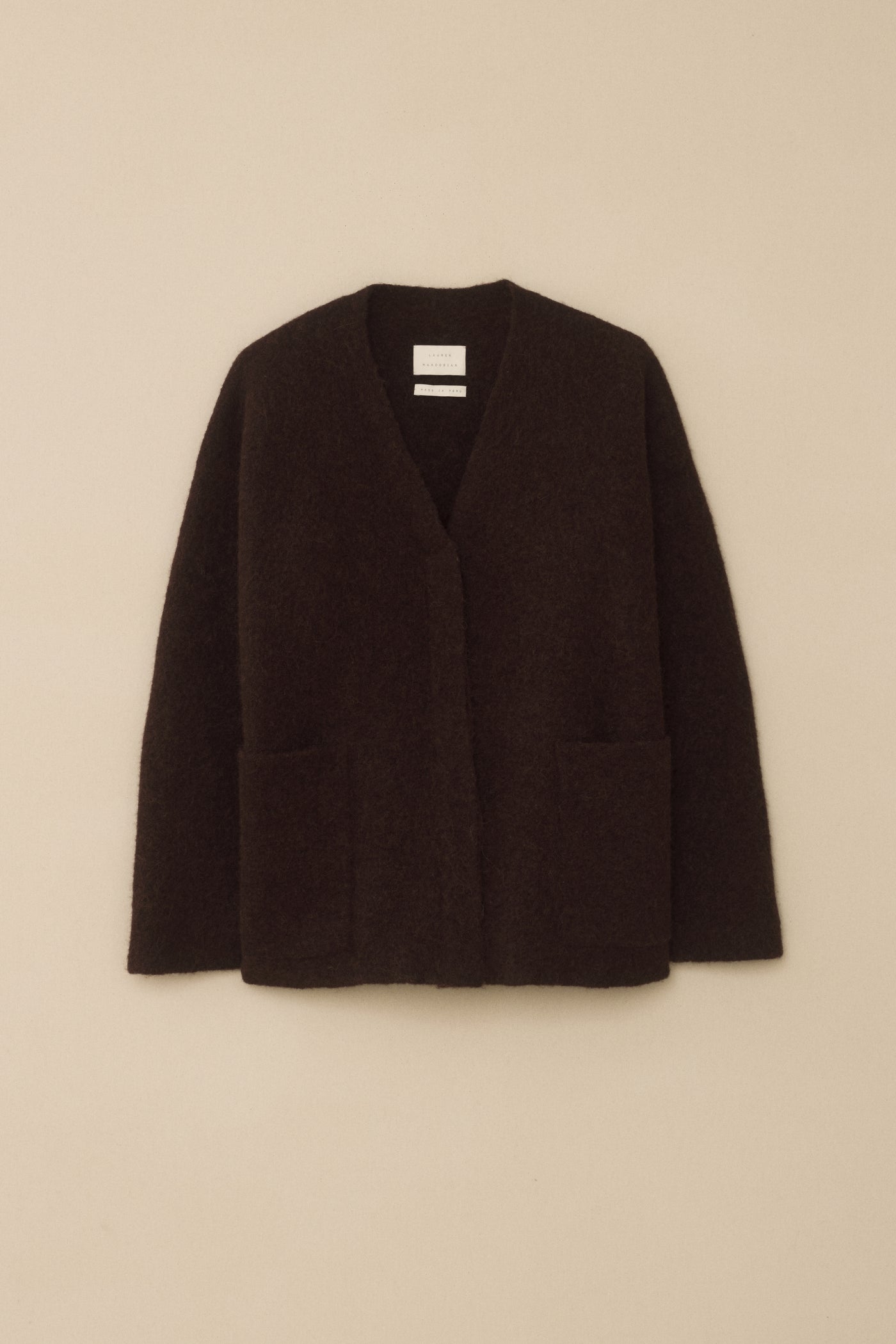 DOUBLE FACE CARDIGAN