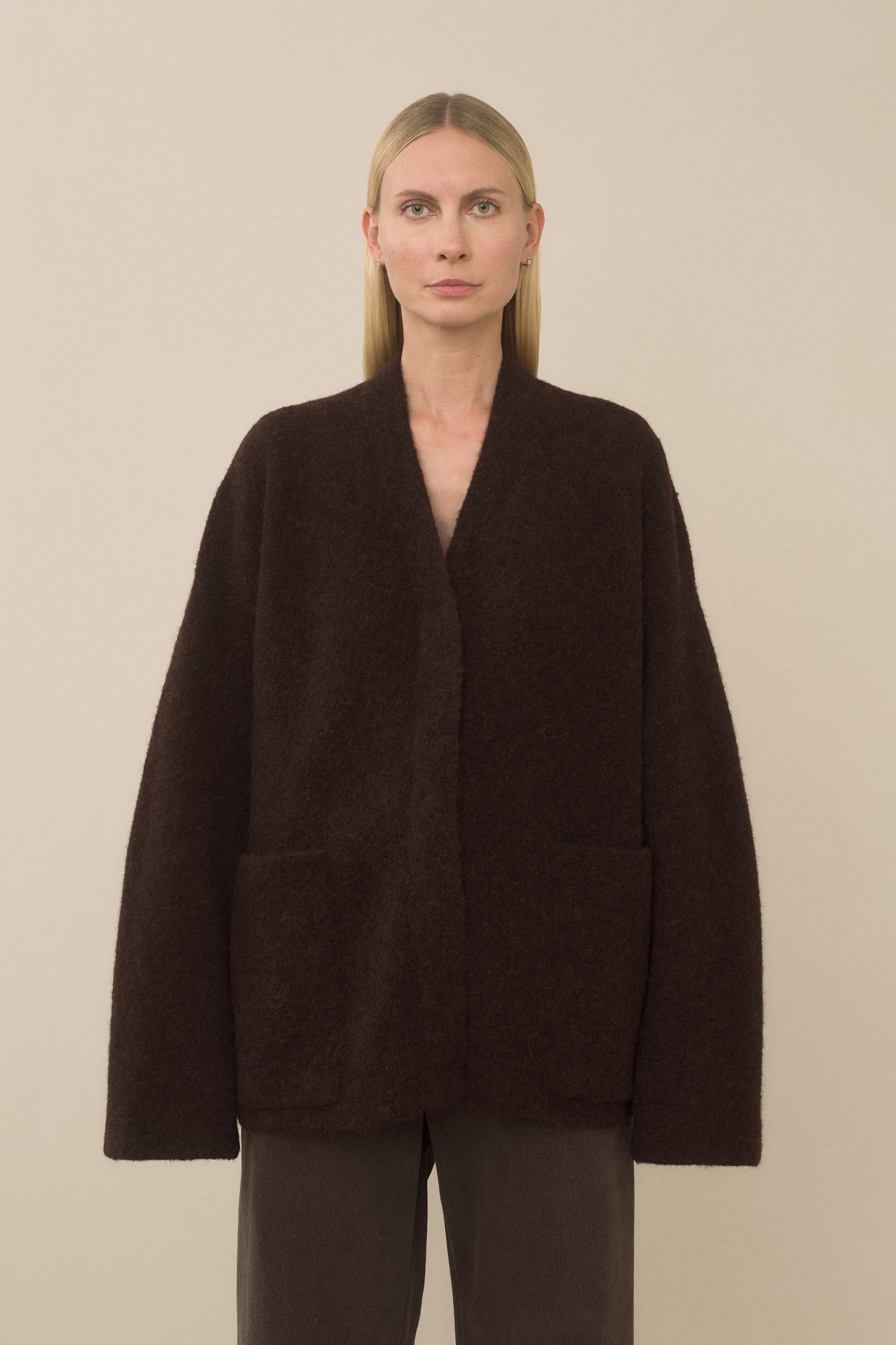 DOUBLE FACE CARDIGAN