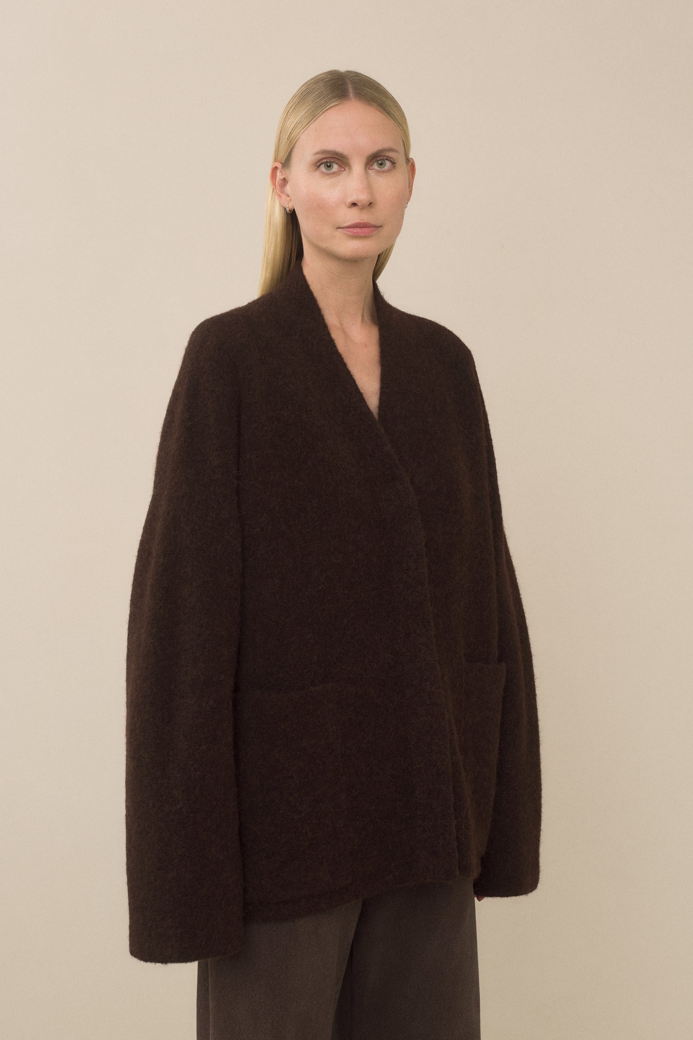 DOUBLE FACE CARDIGAN