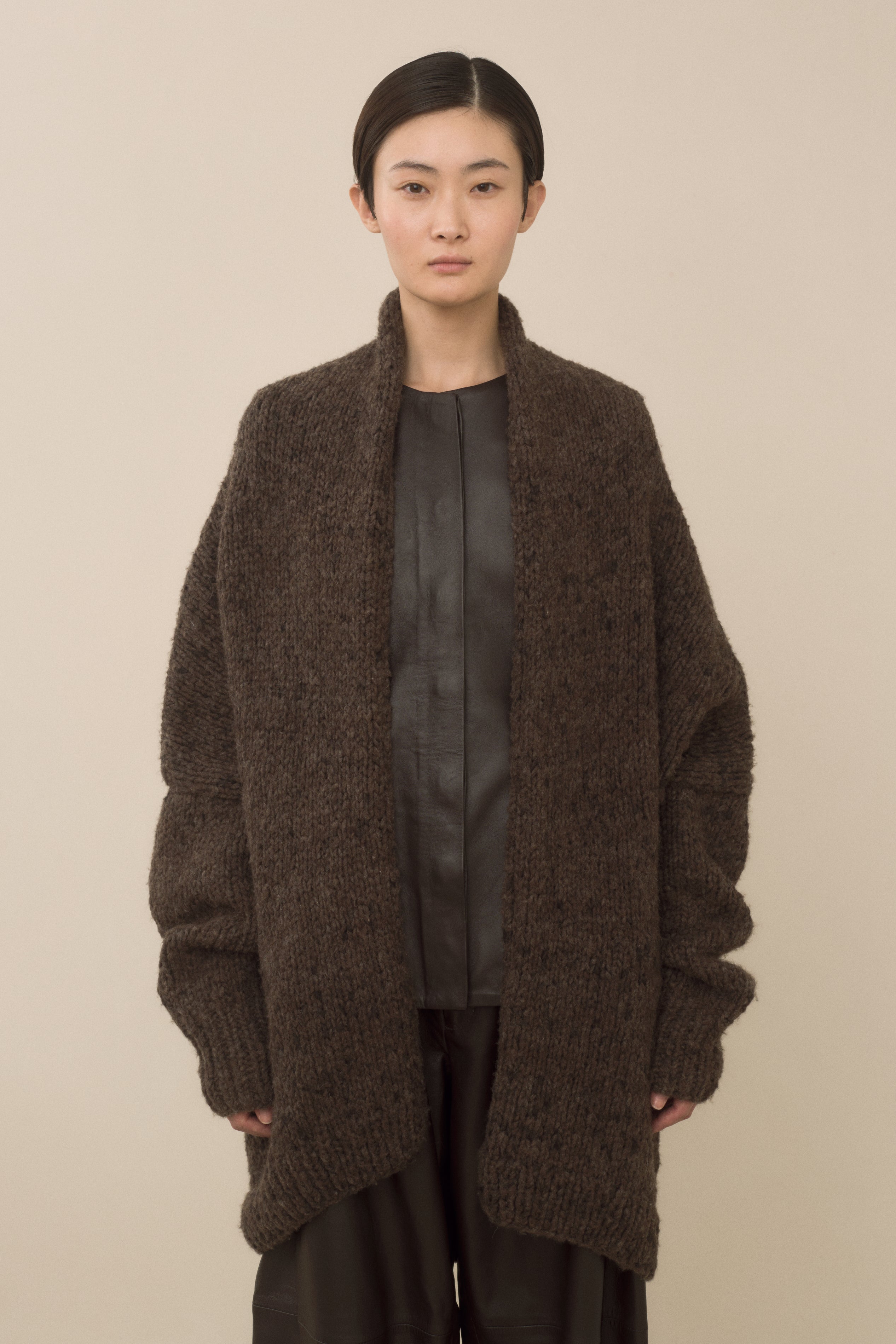 HANDKNIT PAINT L/S COCOON