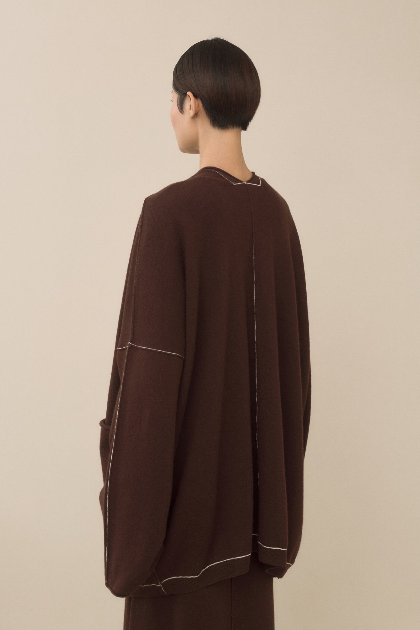 STITCH WIDE CARDIGAN
