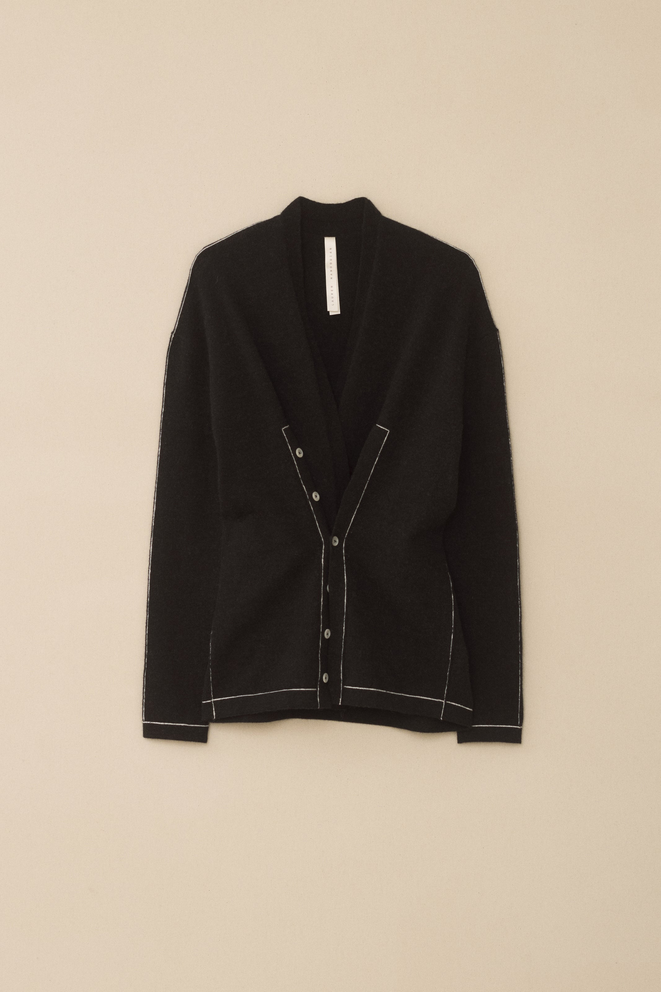 STITCH BUTTON CARDIGAN