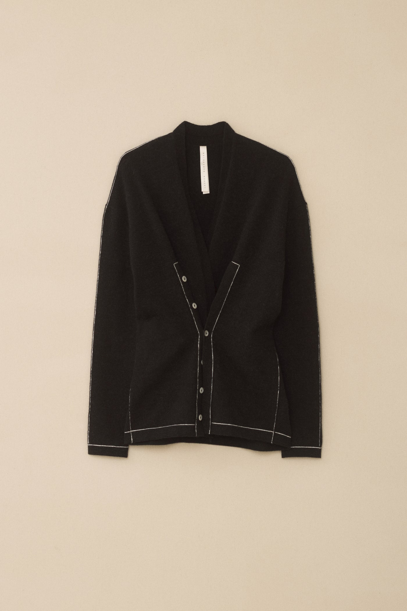 STITCH BUTTON CARDIGAN