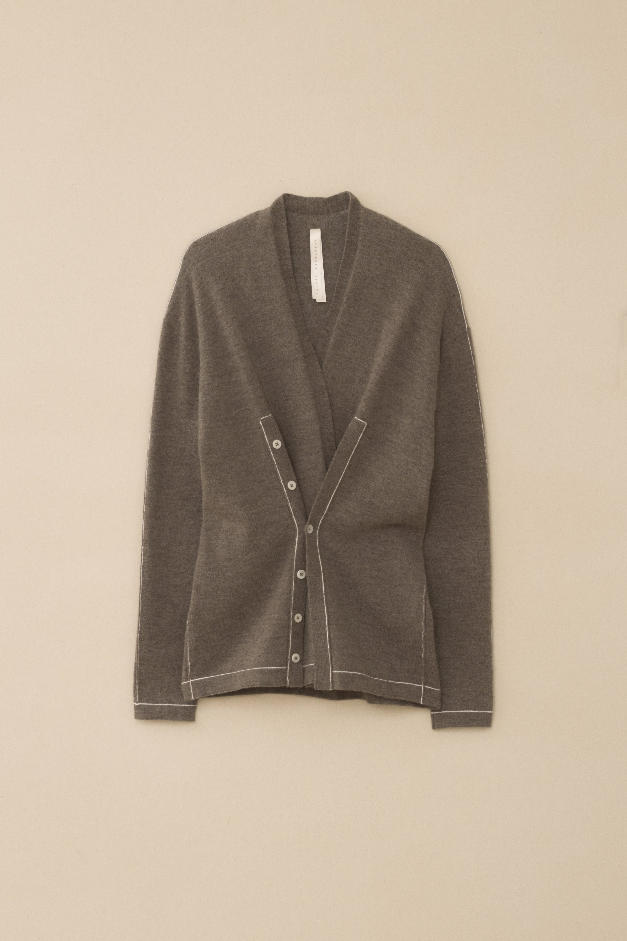 STITCH BUTTON CARDIGAN