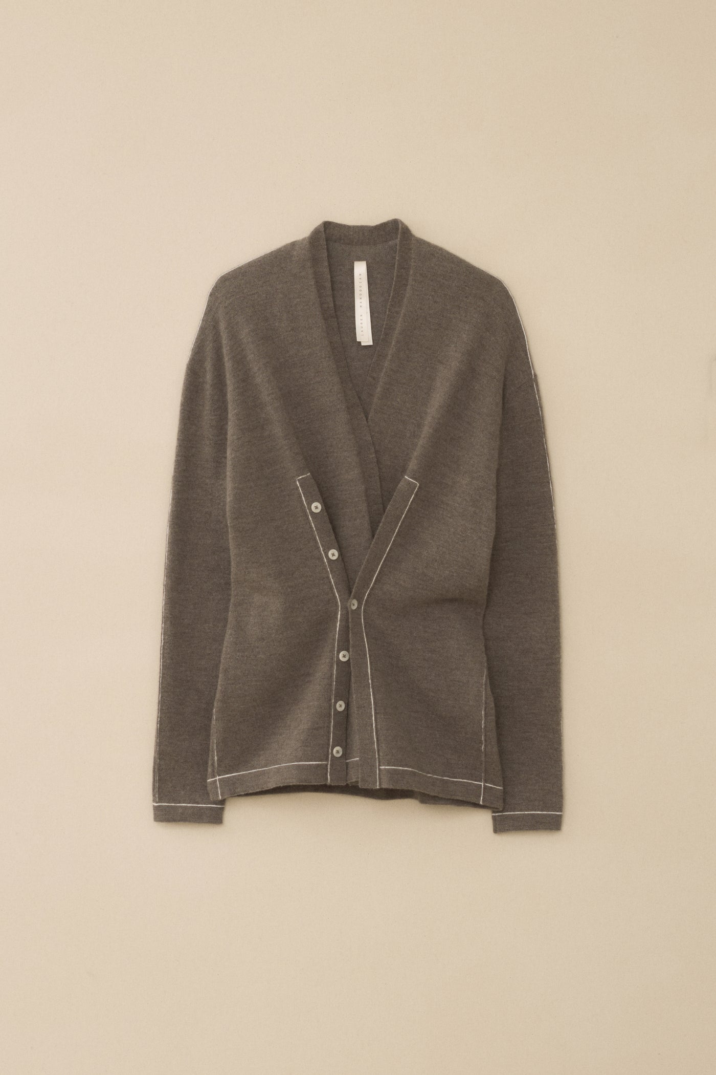 STITCH BUTTON CARDIGAN