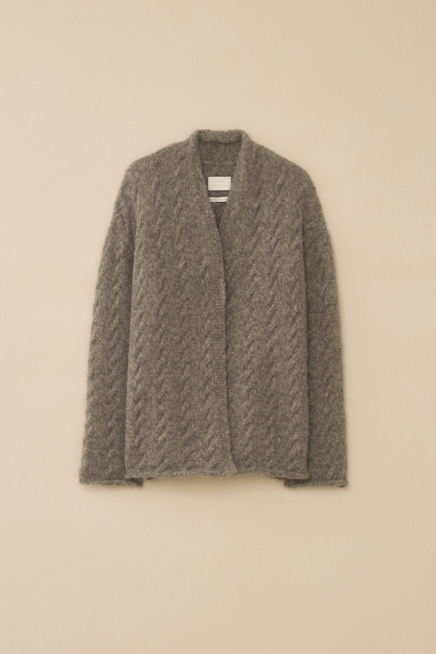 CABLE CARDIGAN