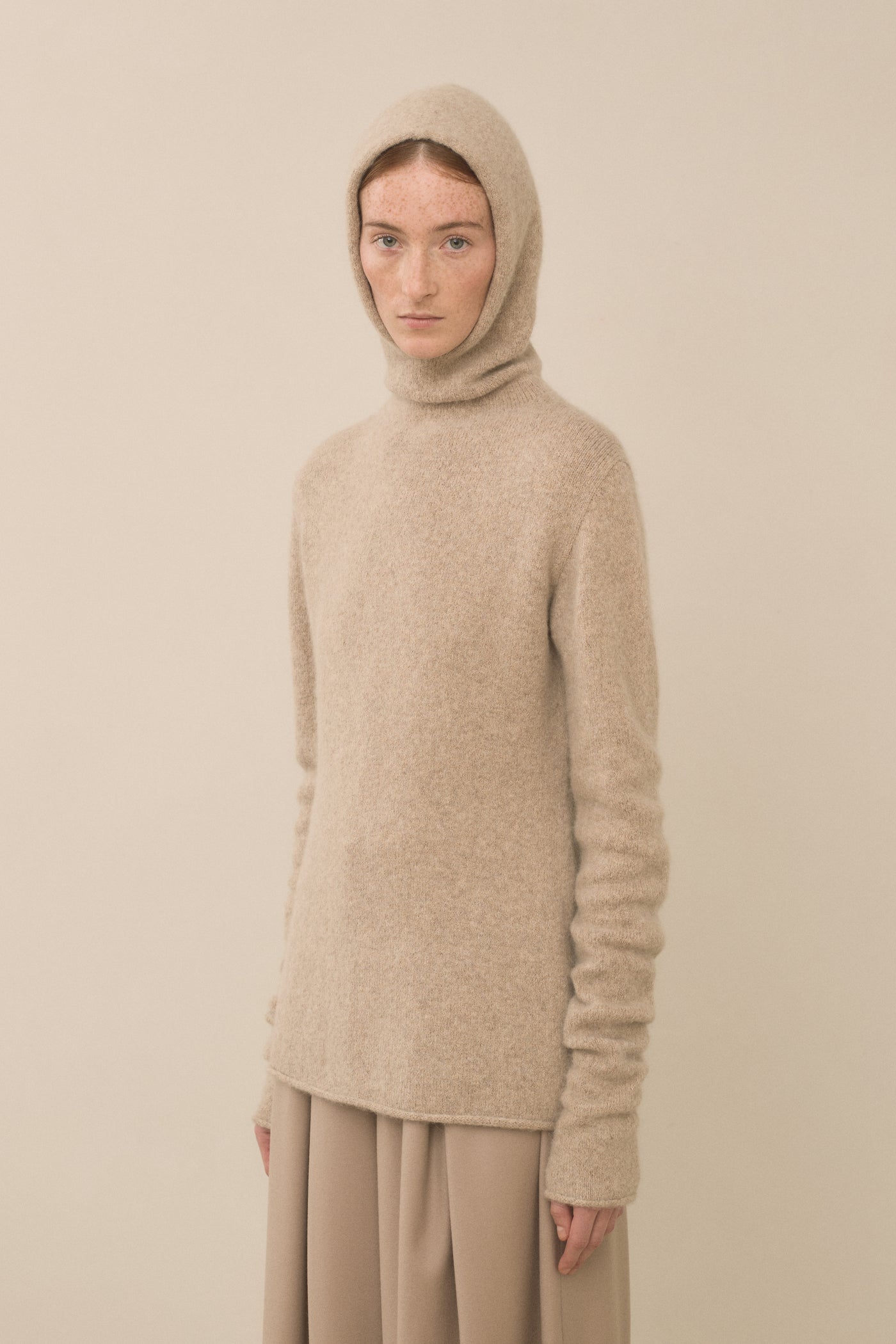 SOFT BALACLAVA PULLOVER