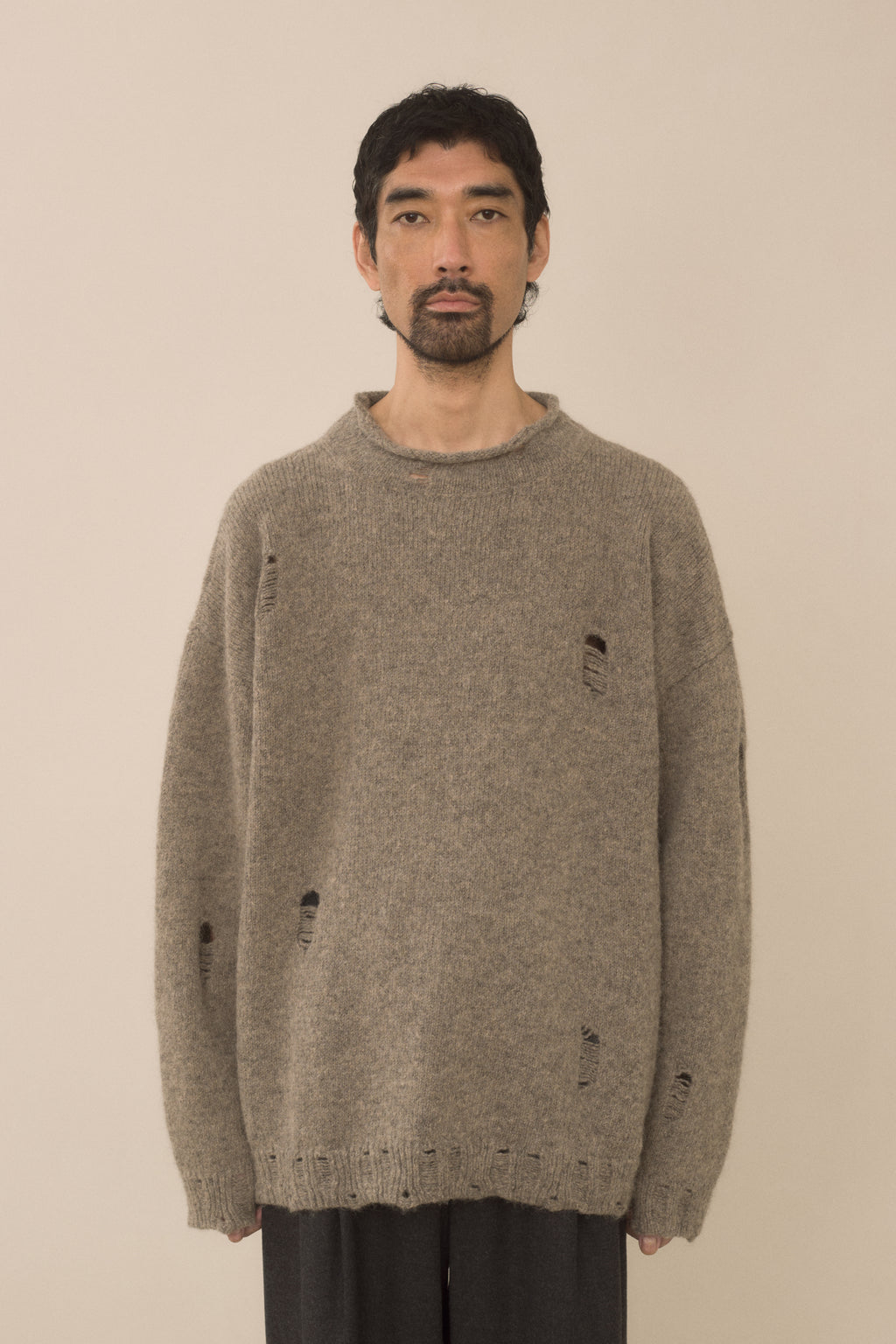 DISTRESSED ROLLNECK