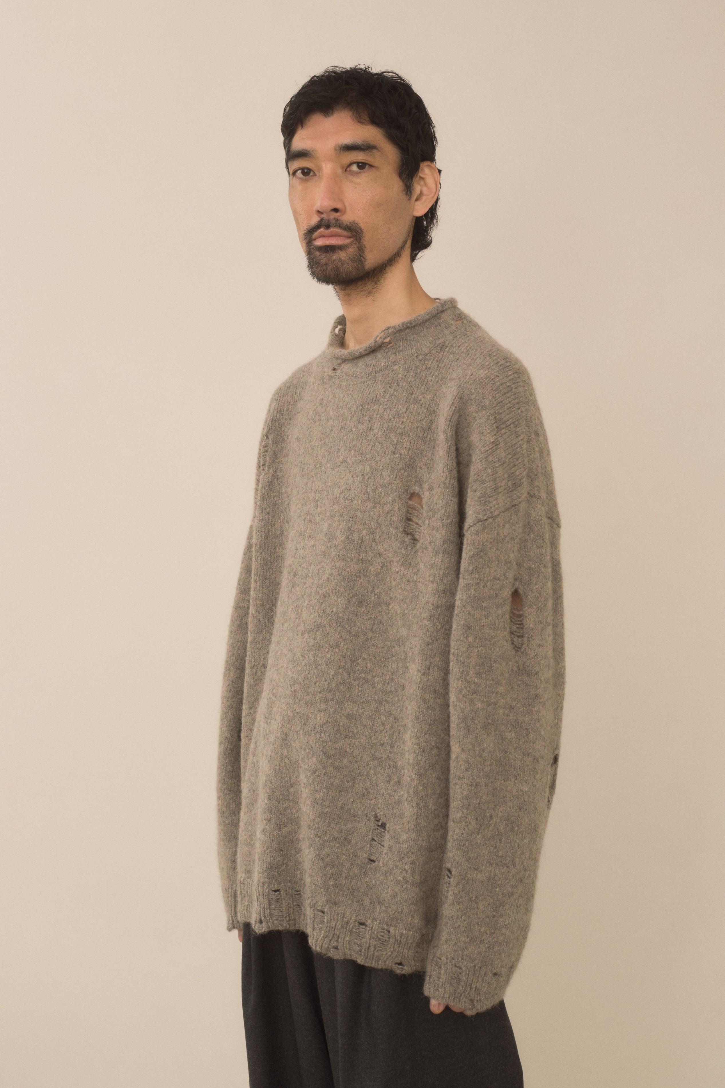 DISTRESSED ROLLNECK