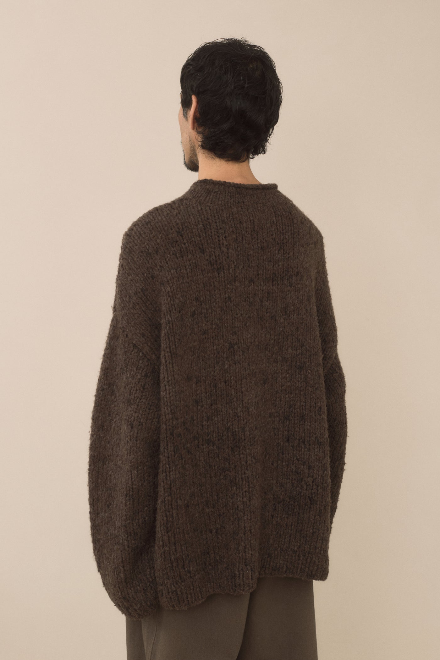 HANDKNIT PAINT ROLLNECK