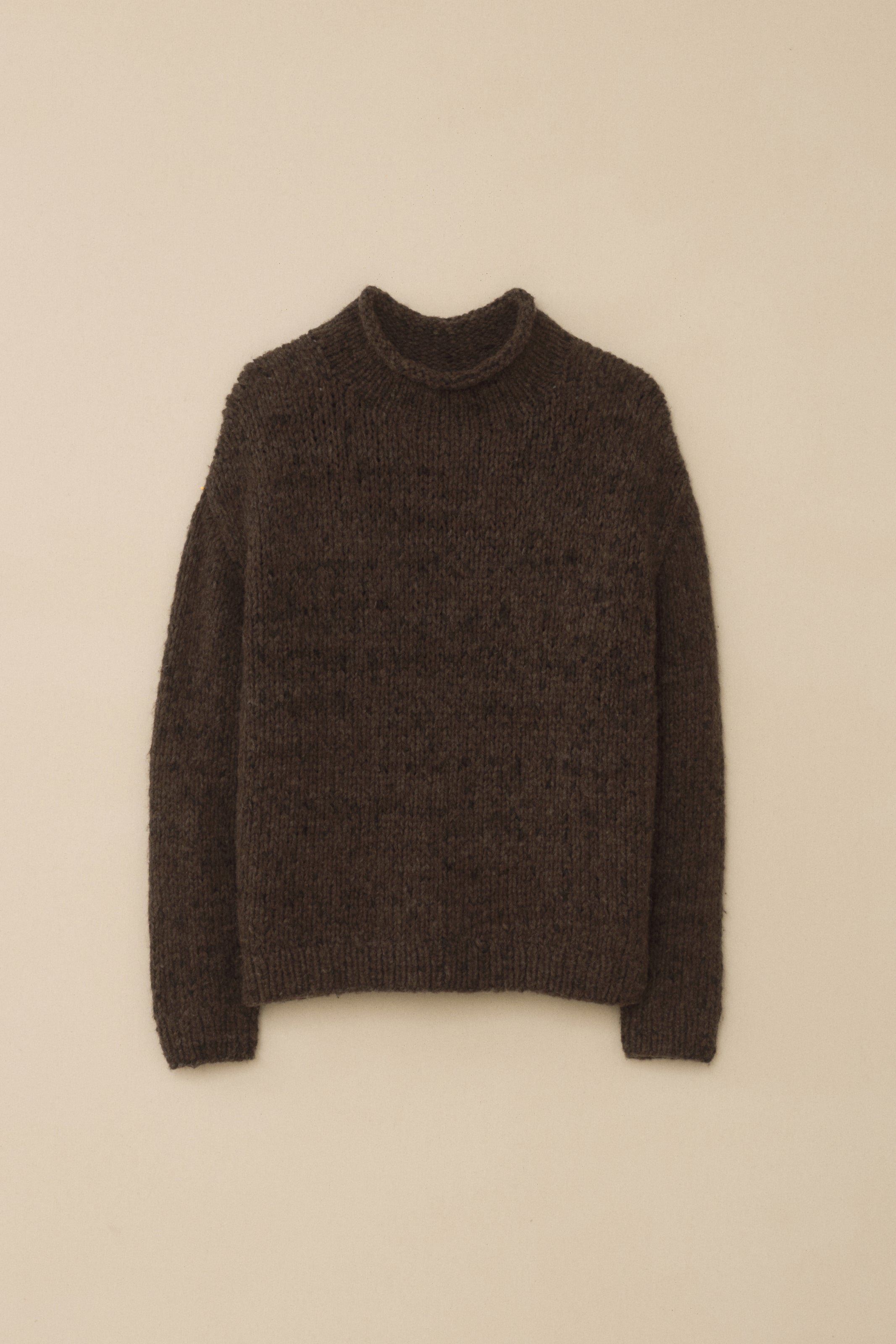 HANDKNIT PAINT ROLLNECK