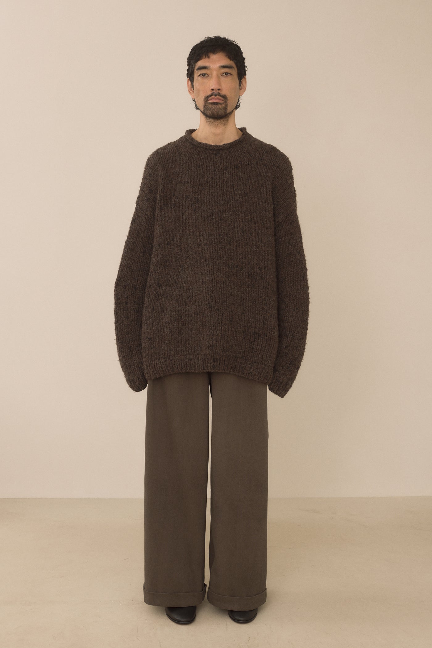 HANDKNIT PAINT ROLLNECK