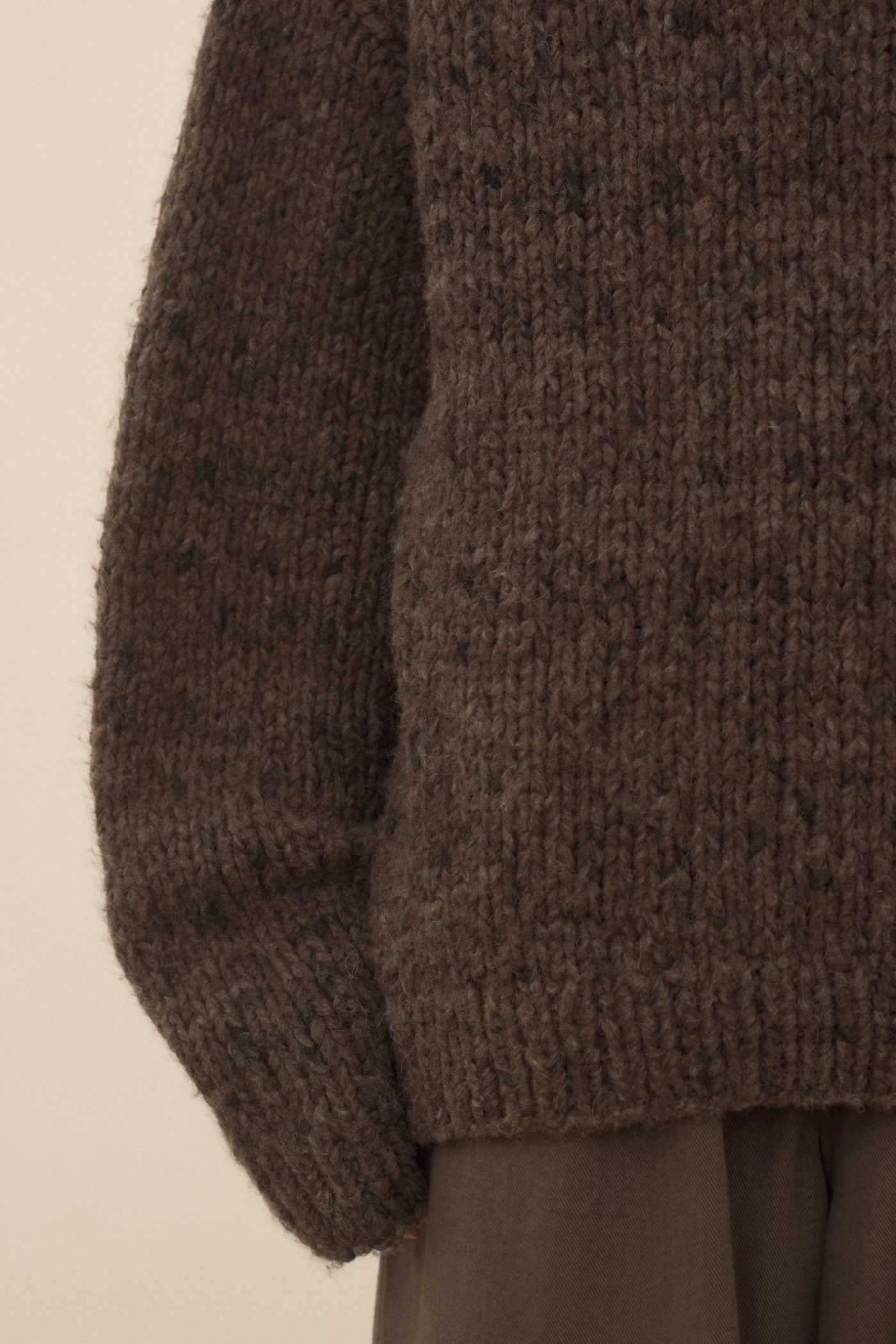 HANDKNIT PAINT ROLLNECK