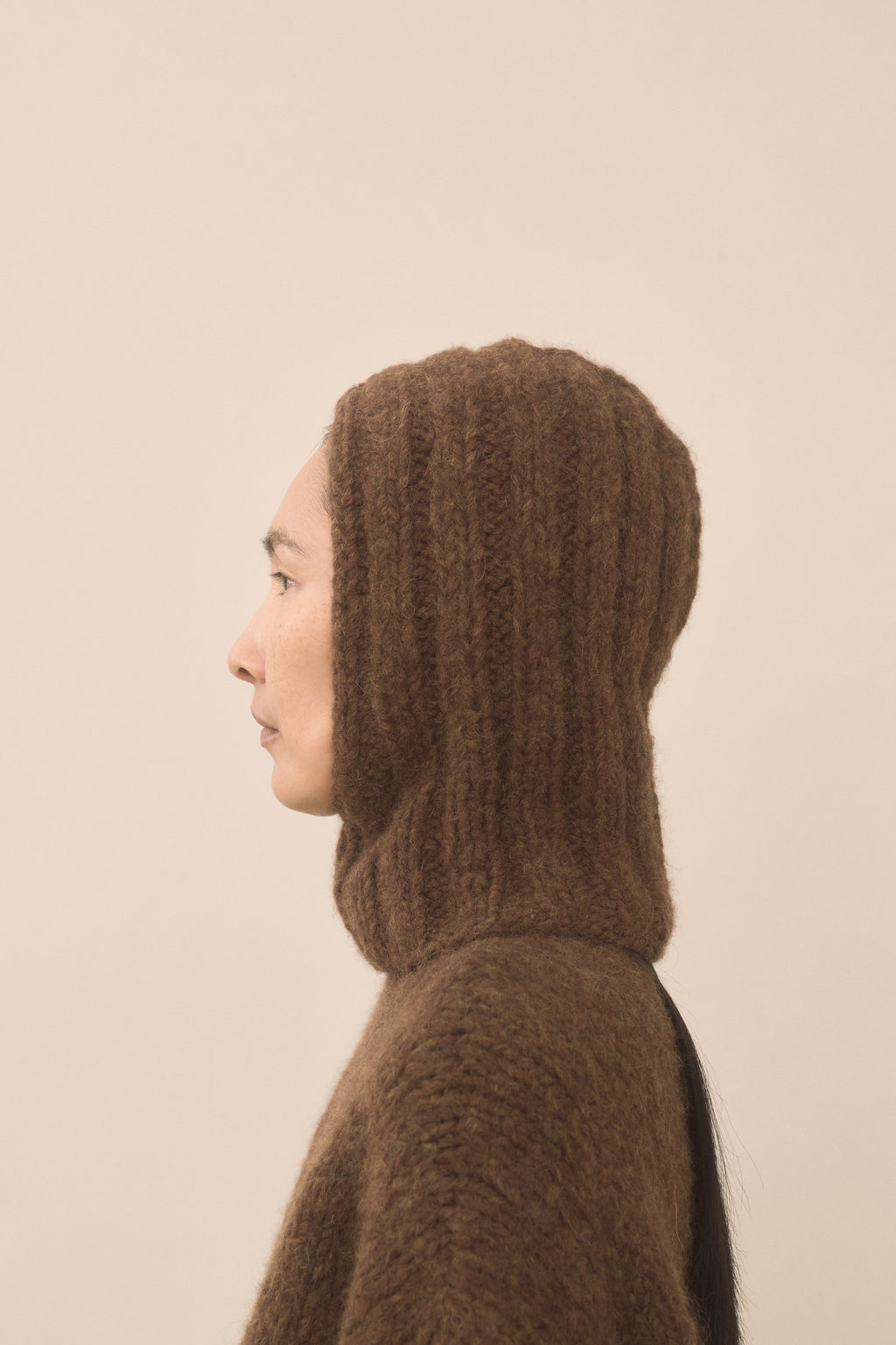 HANDKNIT RIB BALACLAVA