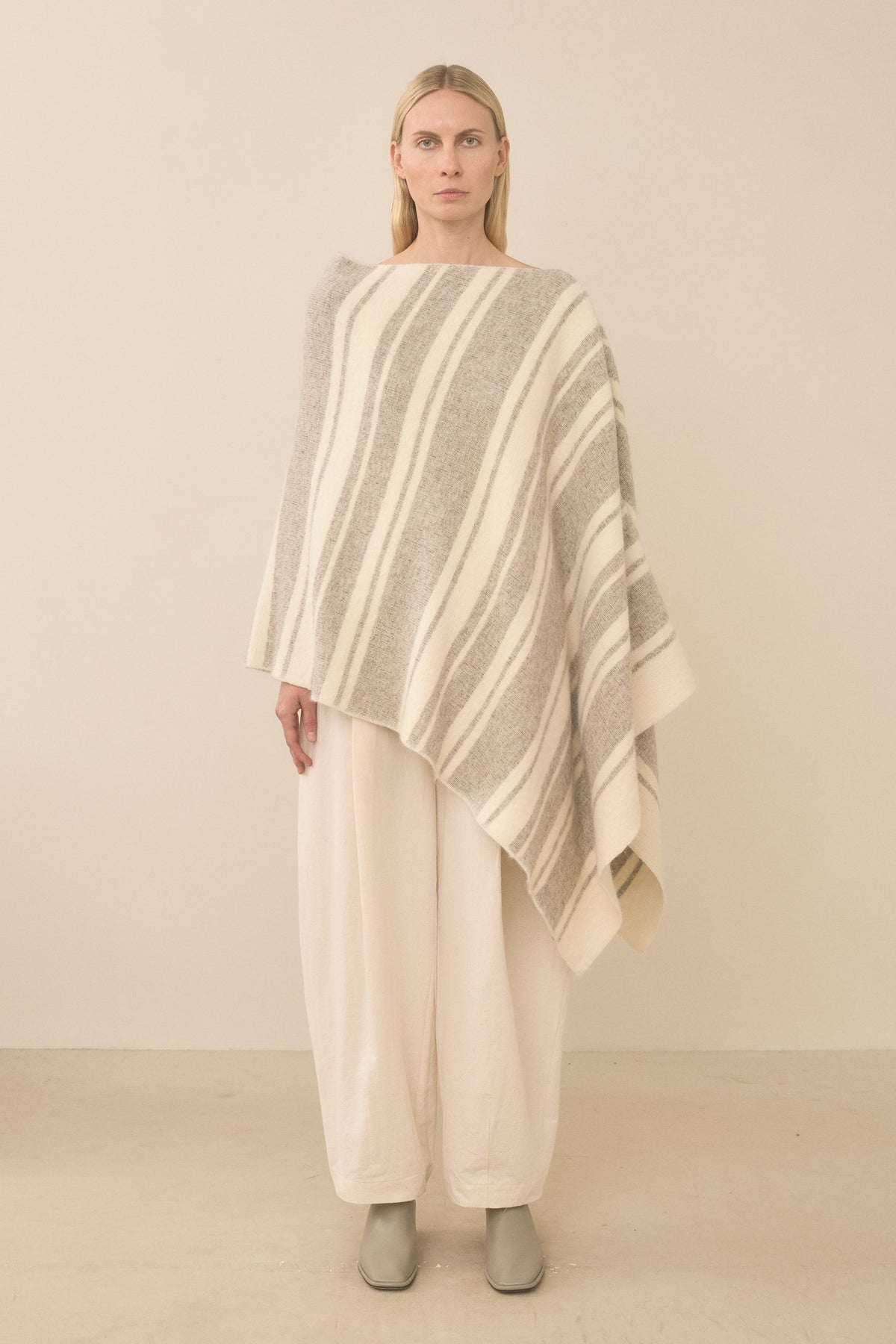 BANDED PONCHO